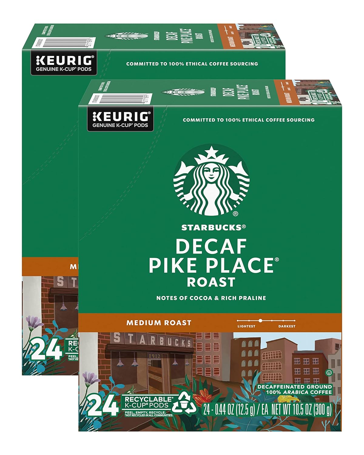 Starbucks-Descafeinado-Pike-Place-Roast-K-Cups,-24-unidades-(paquete-de--2606