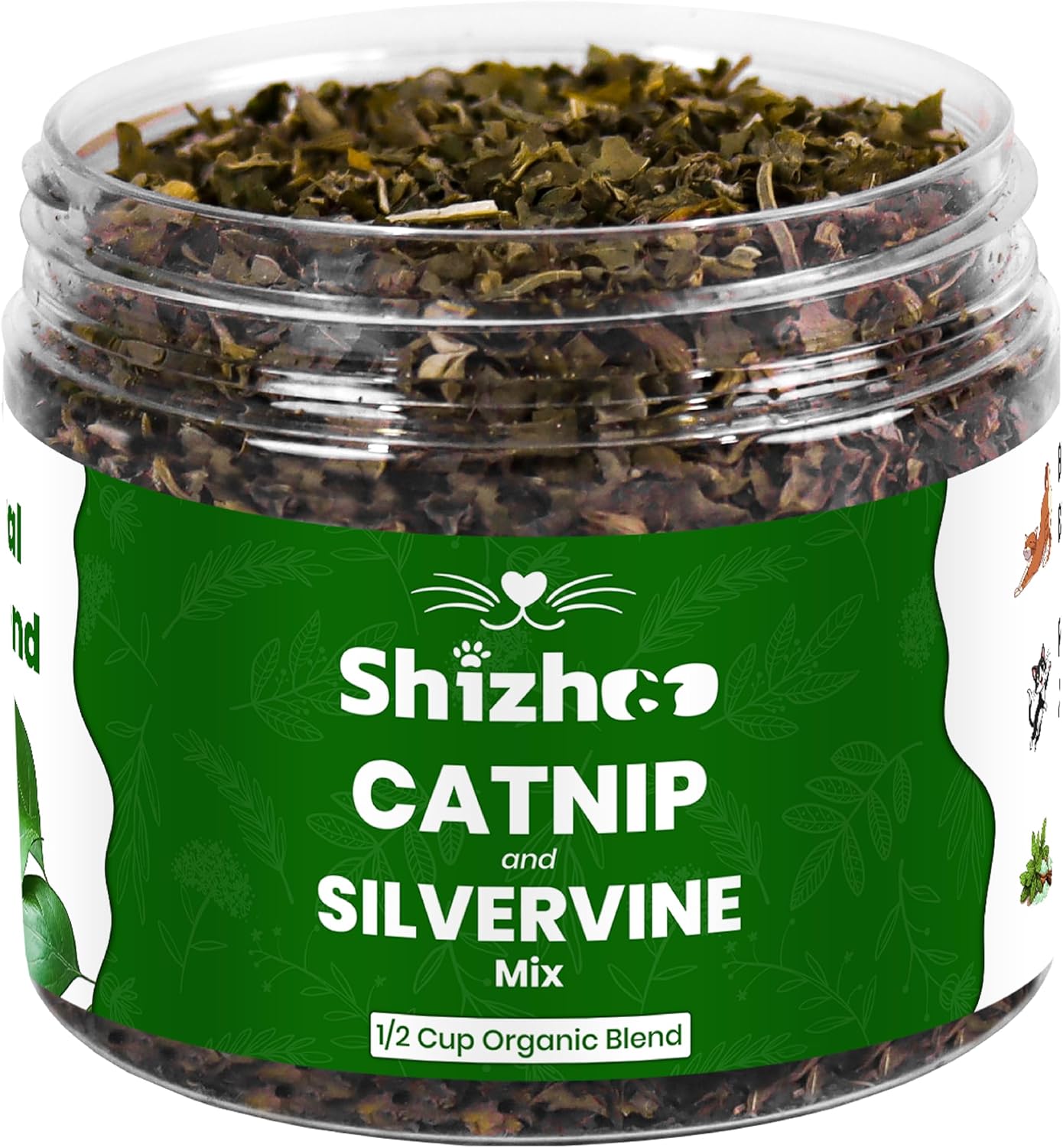 Catnip-Silver-Vine-Blend-for-Cats-&-Kittens,-Non-Toxic-Freshly-Dried-and-Dual-Stimulation-136