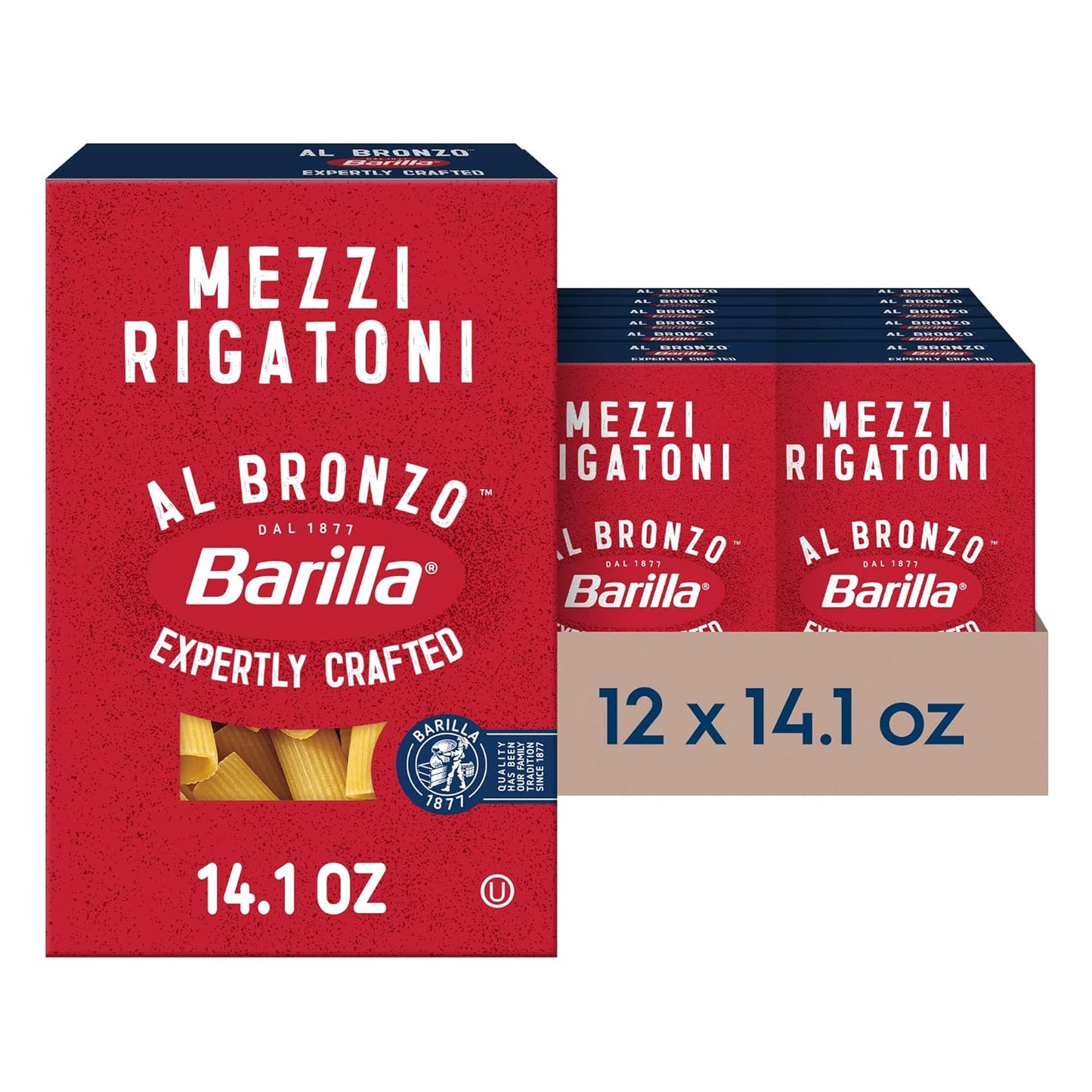 Barilla-Al-Bronzo-Mezzi-Rigatoni-Pasta-14.1-oz.-1212