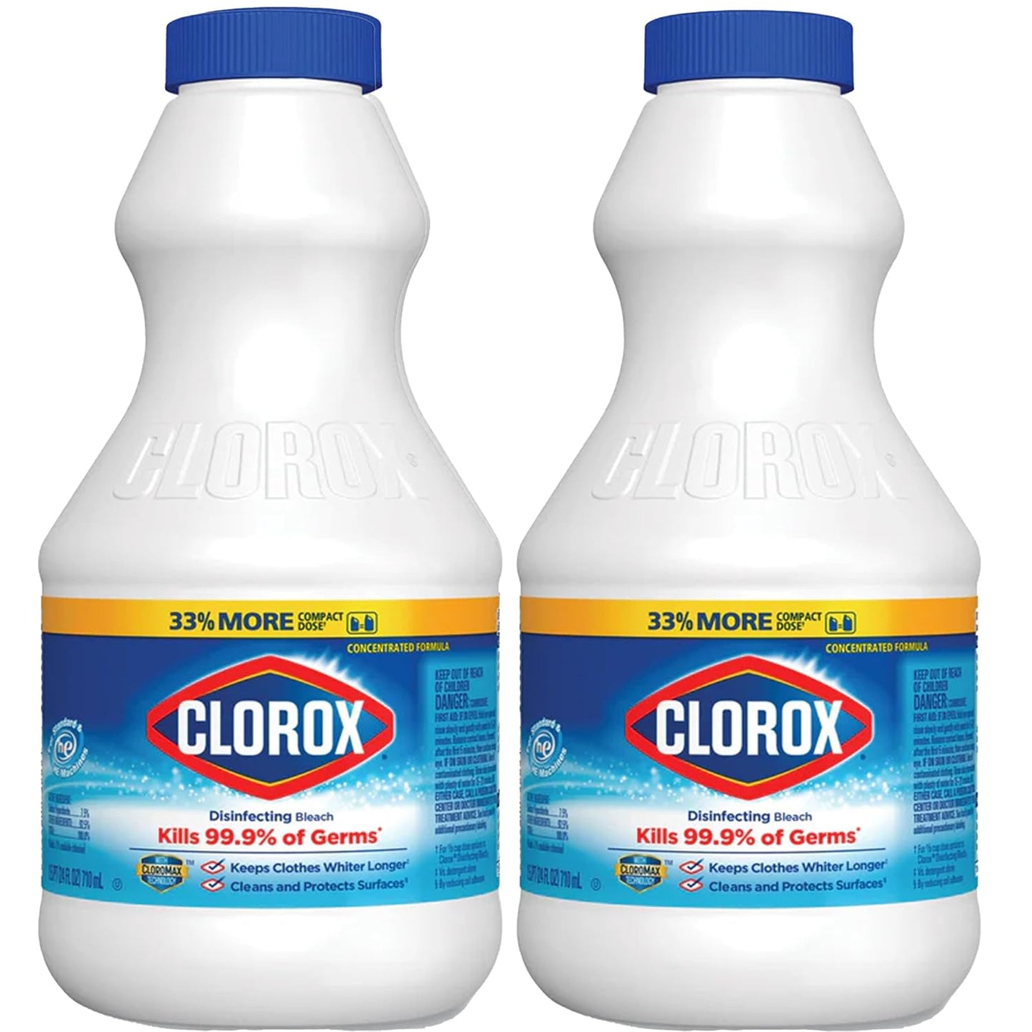Clorox-Regular-Disinfecting-Bleach-Cleaner,-2-Pack-Concentrated-Liquid-Bleach,-Removes-Mold,-1601