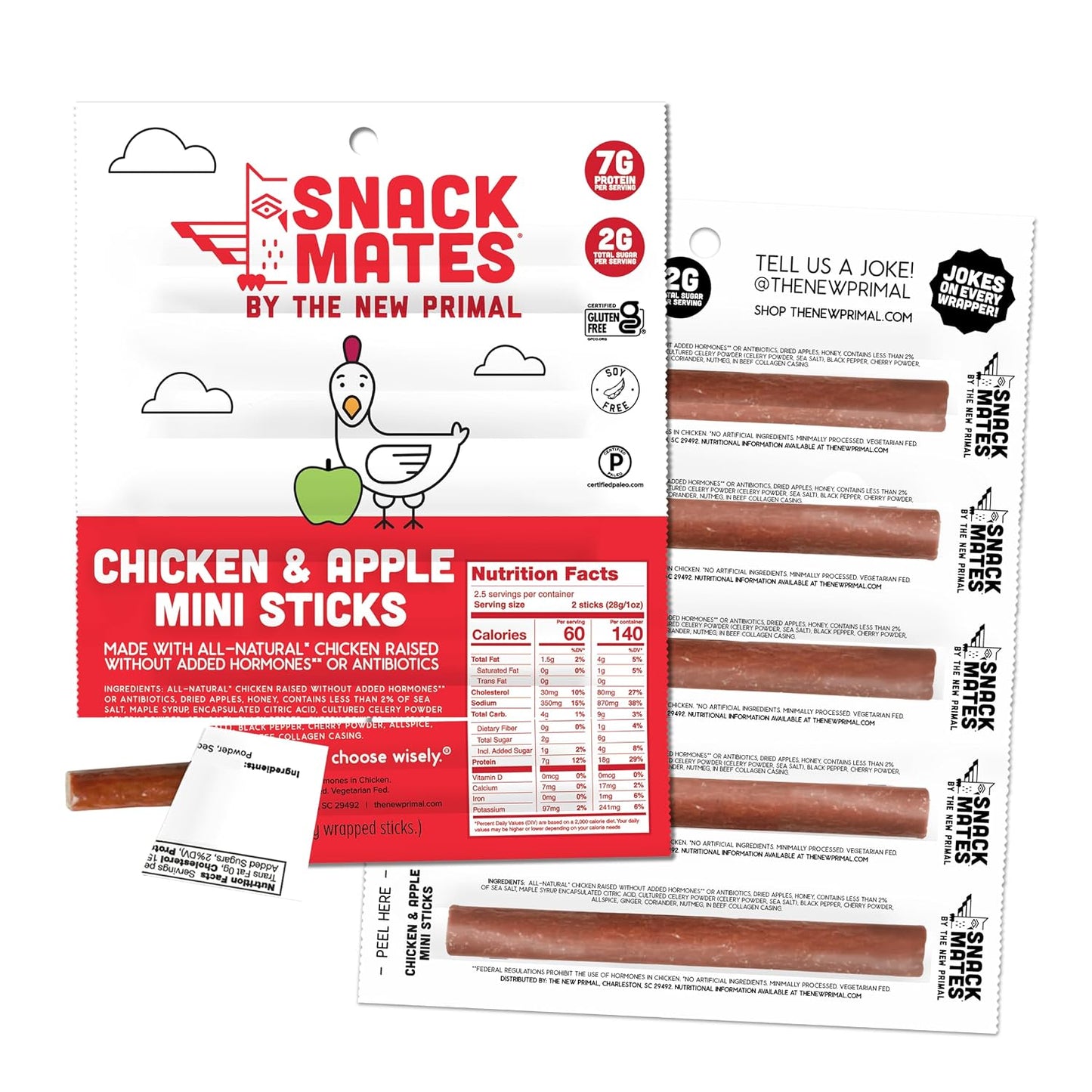 New-Primal-Snack-Mates-Chicken-&-Apple-Mini-Meat-Sticks,-10--Count-|-School-for-1009
