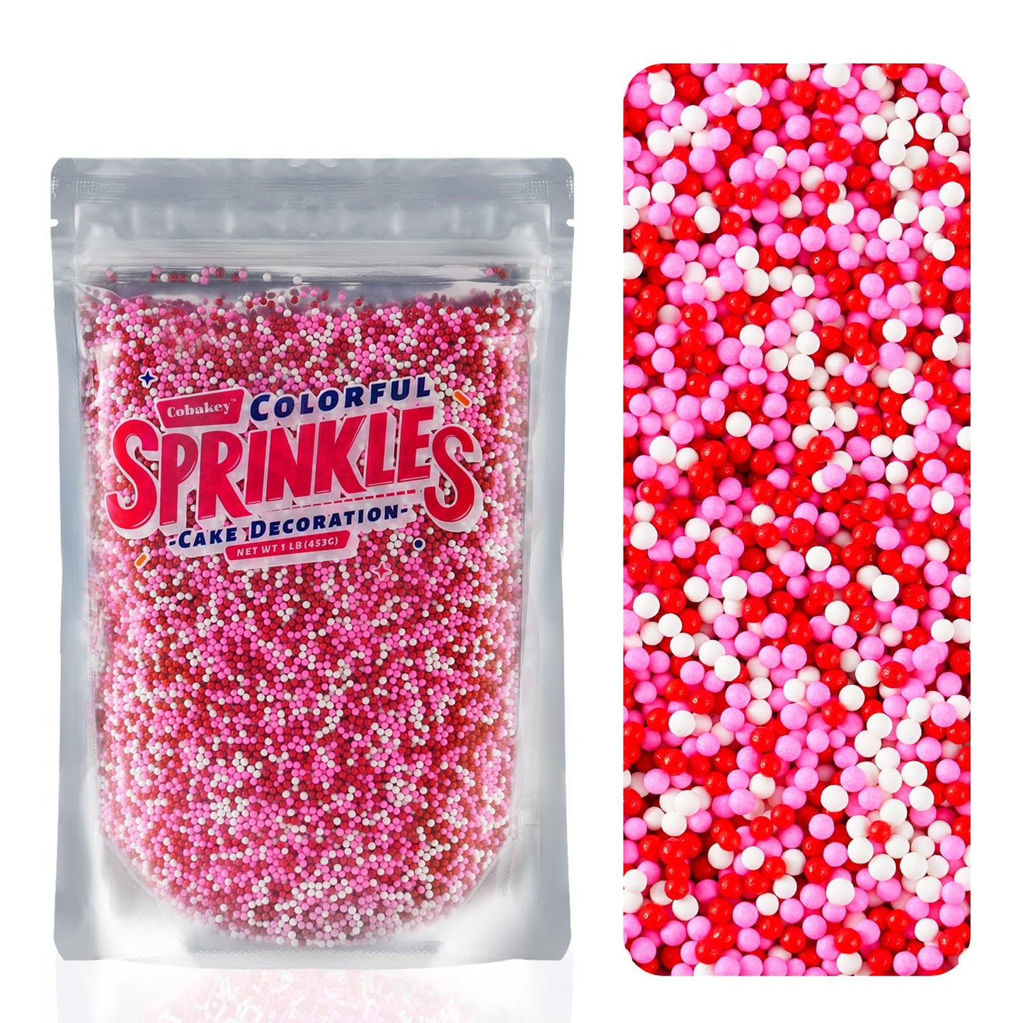 Valentines-Sprinkles-Bulk-16-oz---Edible-Red-Pink-White-Nonpareils-Mini-for-Cookies,-496