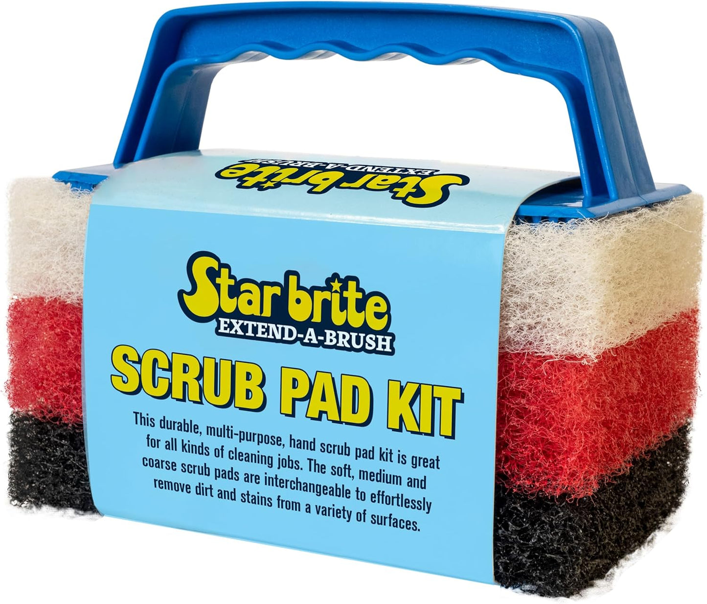STAR-BRITE-Scrub-Pad-with-Detachable-Handle---Fine,-Medium-3521