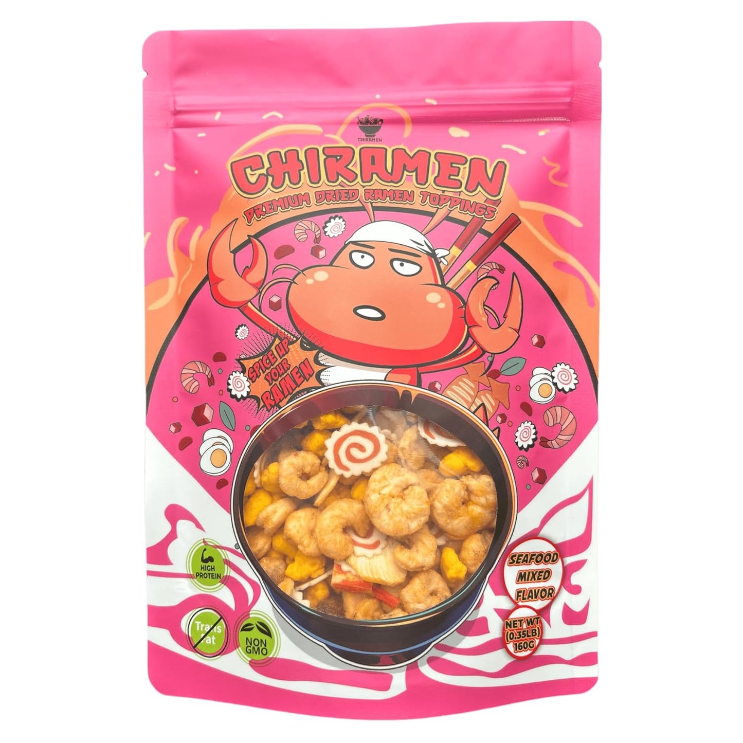 CHIRAMEN-Dried-Seafood-Mixed-Ramen-Toppings,-2308