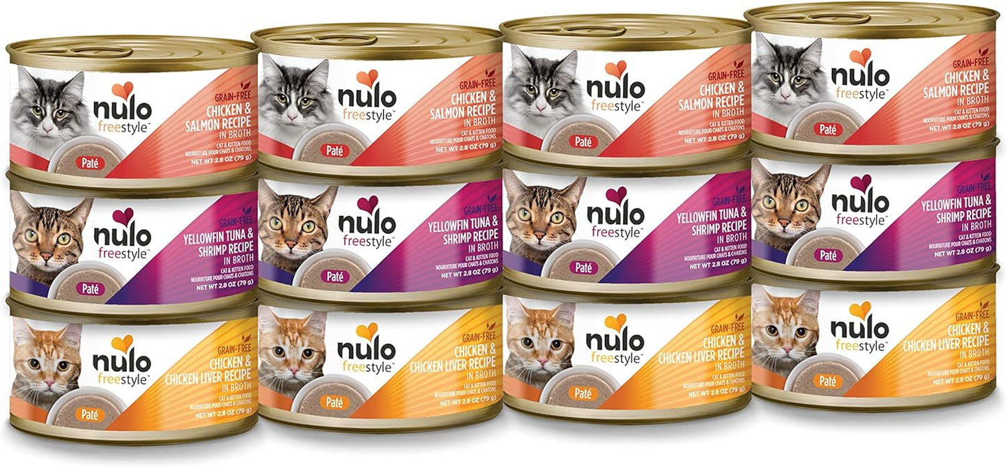 Nulo-Freestyle-Cat-&-Kitten-Wet-Pate-Canned-Cat-Food,Premium-All-Grain-Free,-5-Animal-Based1710