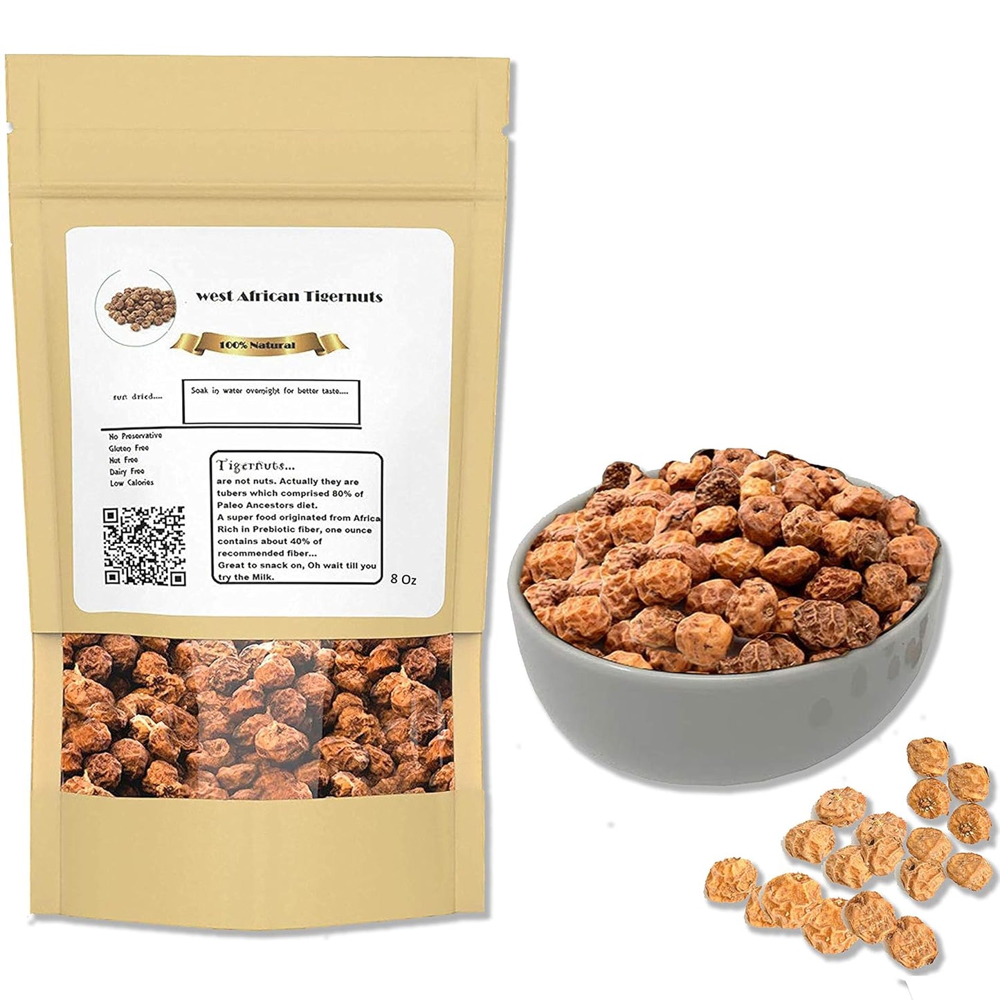 Nueces-de-tigre-de-África-occidental-I-entera-cruda-dieta-596
