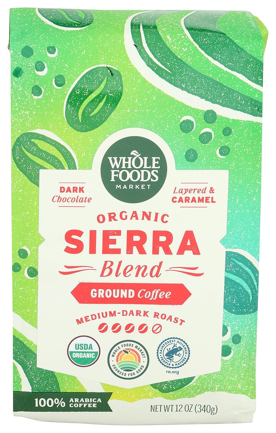 Whole-Foods-Market,-Organic-Sierra-Blend-Ground-Coffee,-Medium-Dark-Roast,-Dark-Chocolate-&-1996