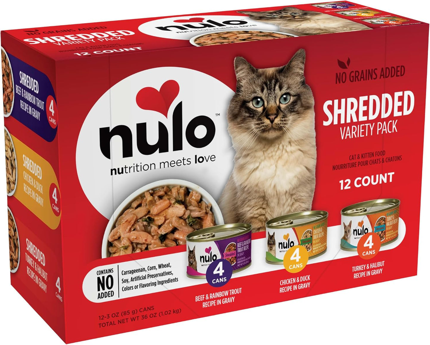 Nulo-Variety-Flavors-Grain-Free-Shredded-Wet-Canned-Cat-Food,-3-Ounce-(Pack-of-1765