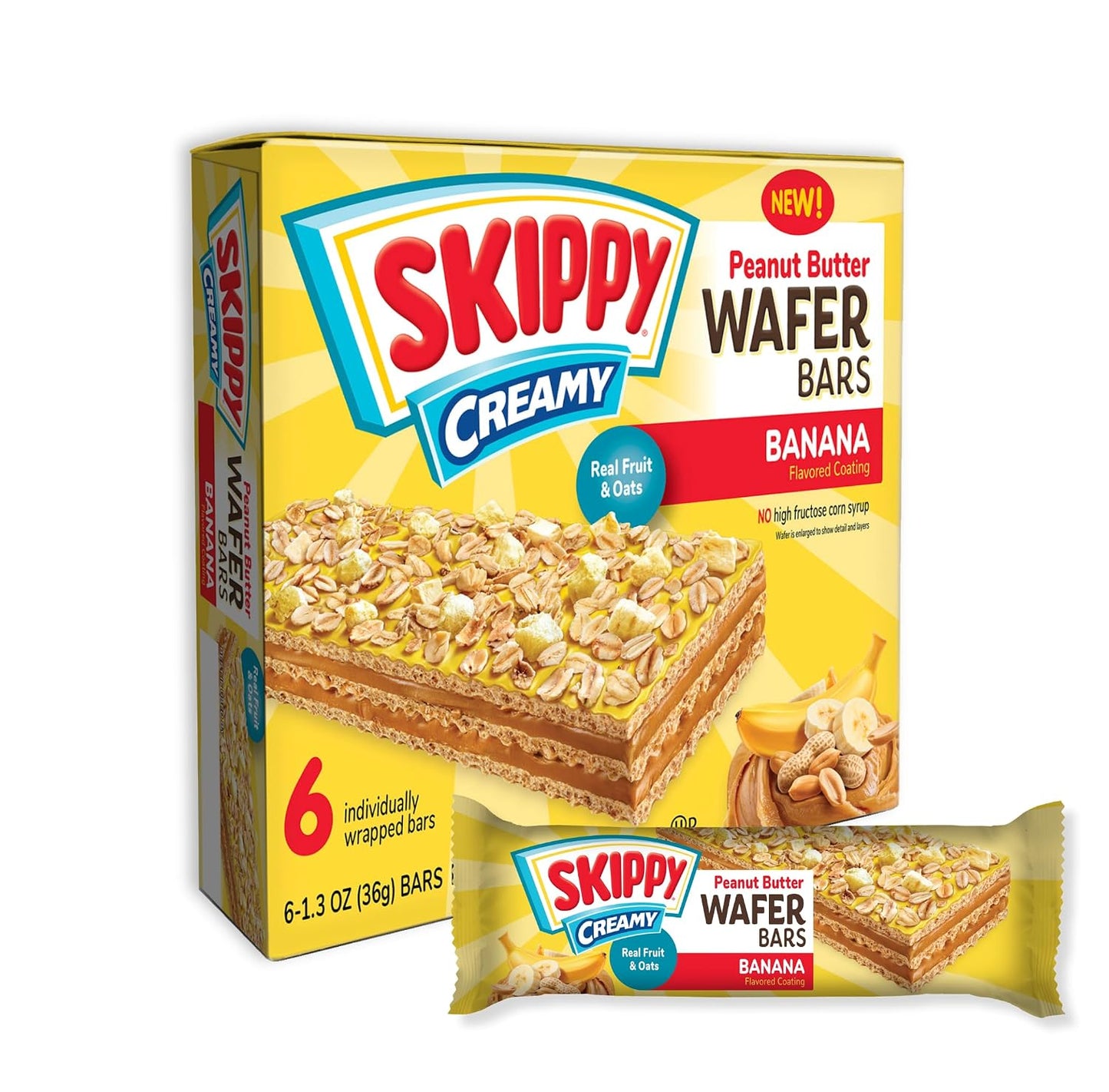 SKIPPY-Creamy-Peanut-Butter-Wafer-Bars,-Banana-Flavor-with-Real-Fruit--&-Oats,-6-Wrapped-1269