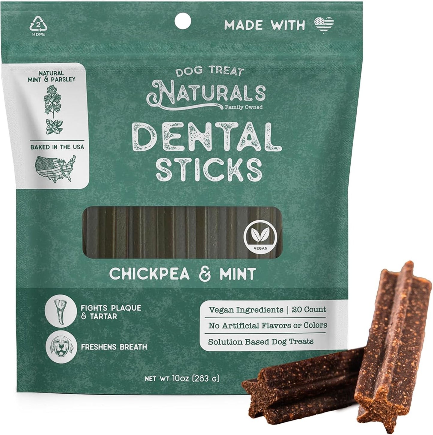 Dog-Treat-Naturals-Chickpea-&-Mint-Dental-Sticks-10oz,-20ct-|-Dental-1823