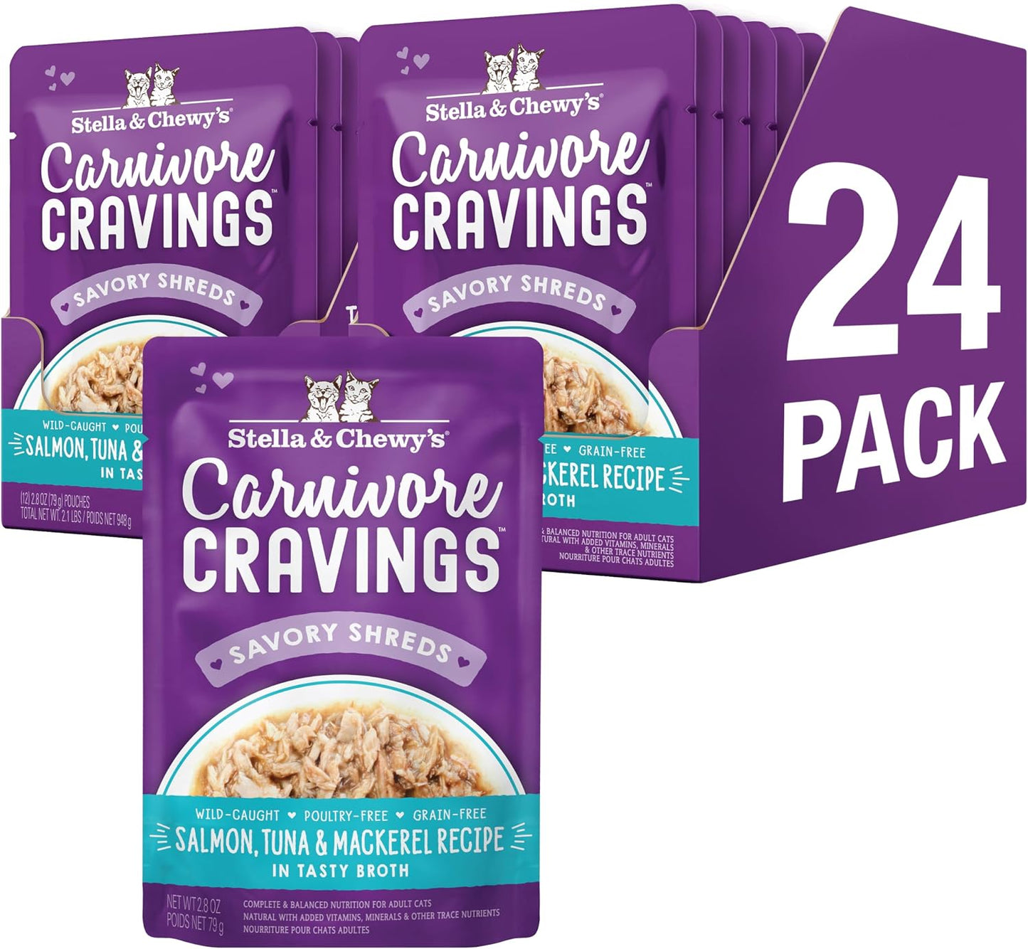 Stella-&-Chewy's-Carnivore-Cravings-Wet-Cat-Food---Premium-Pouches---Grain-1013