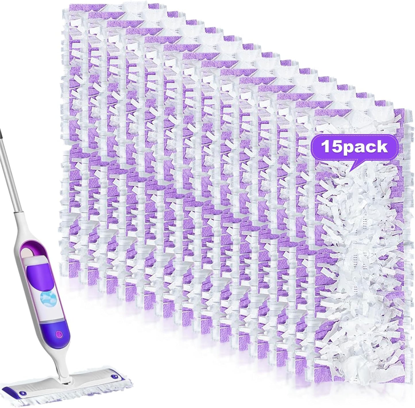 LOVECO-15-Pack-Disposable-Power-Mop-Refills-Pads-Compatible-for-761