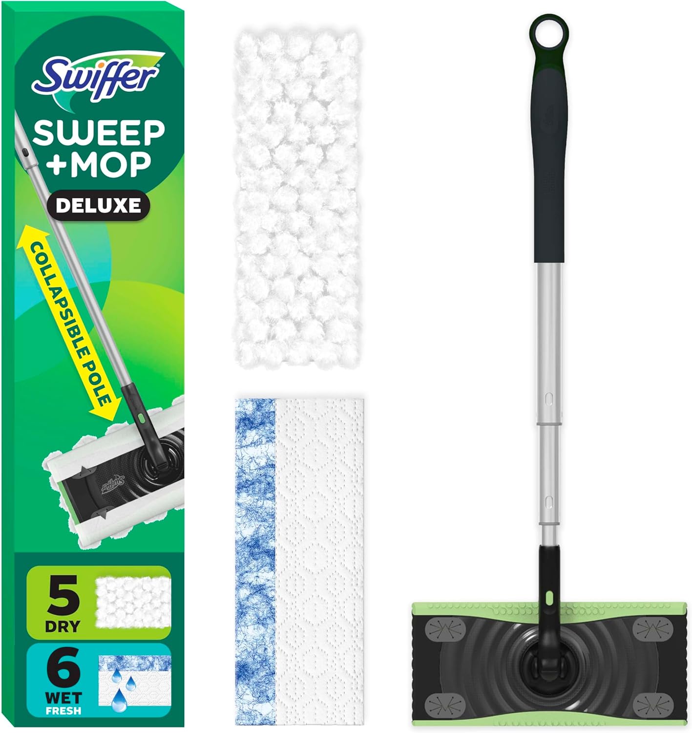 Swiffer-Sweep-&-Mop-Deluxe-2-in-1-Multi-Surface-Kit-for-Floor-Cleaning,-Includes-1-Sweeper-Device,-2038