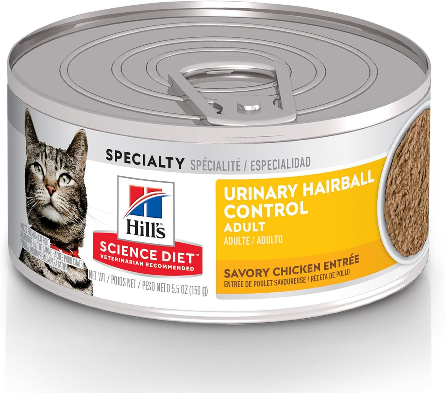 Hill's-Science-Diet-Adult-Urinary-&-Hairball-Control-Wet-Cat-Food,-Chicken-Minced,-1715
