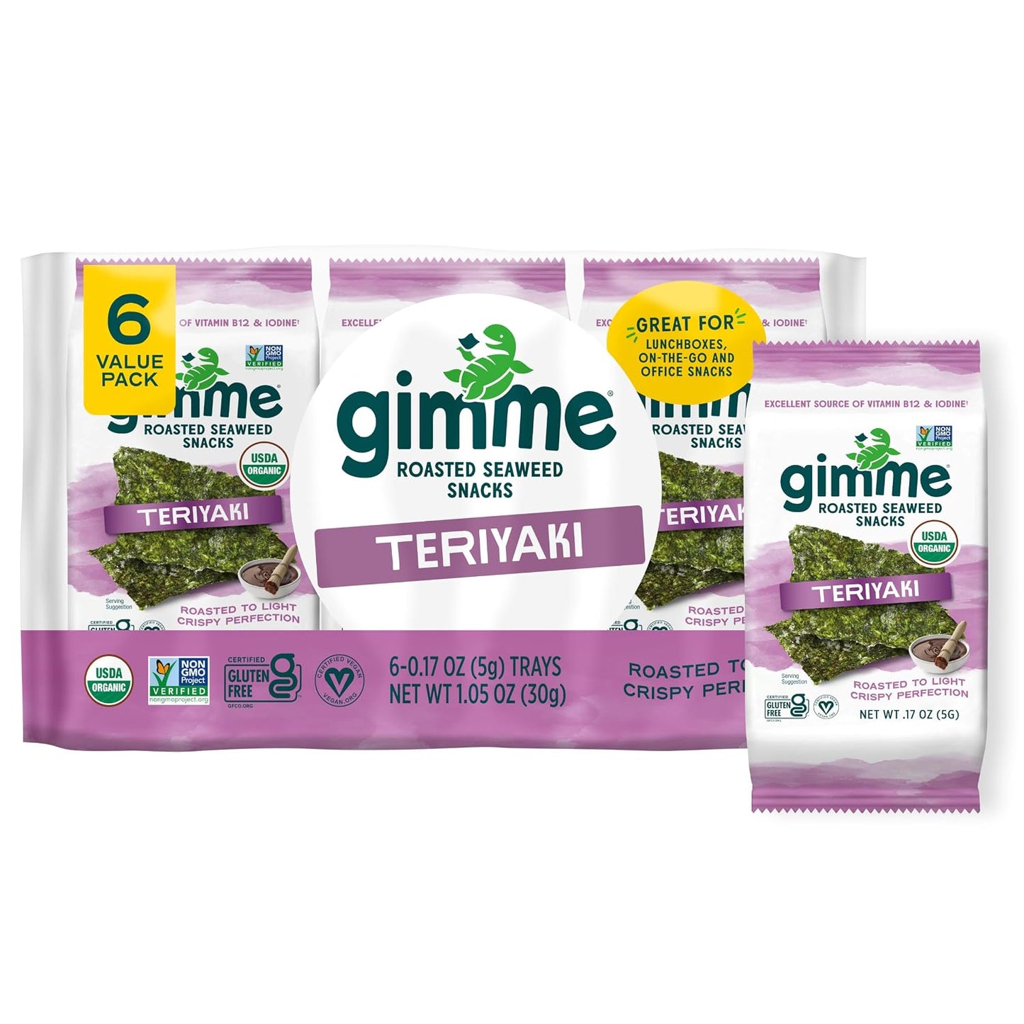 Gimme-6-CT-Teriyaki-Organic-Roasted-Seaweed-Snacks,-5g,-0.17oz-------2591