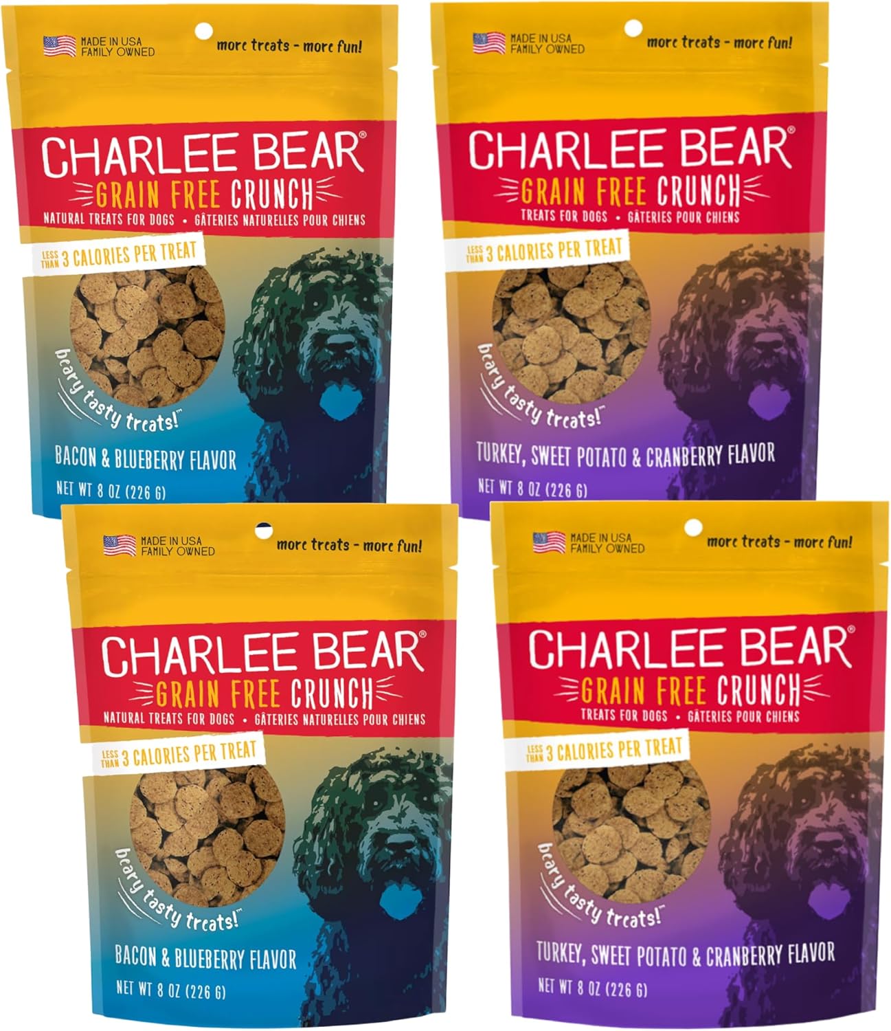 Charlee-Bear-Crunchy-Dog-Training-Treats,-Low-Calorie-(3-Kcal),-Grain-Natural-1229