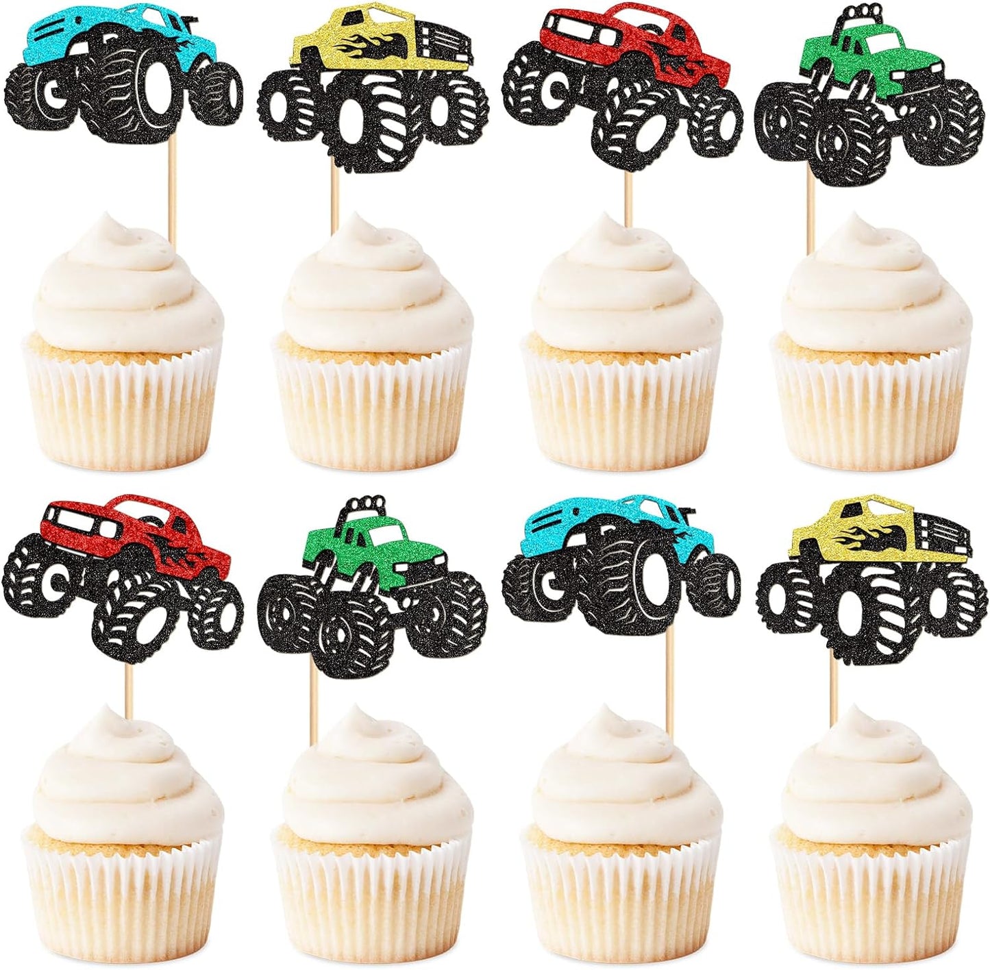 Keaziu-24-Pack-Truck-Car-Cupcake-Toppers-2629