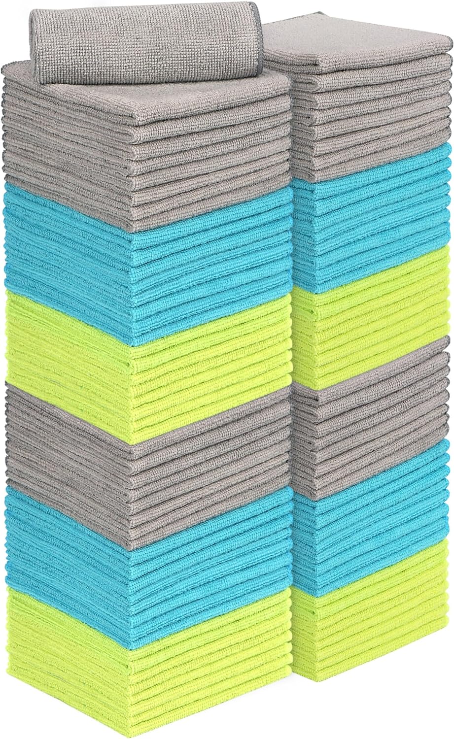 AIDEA-Microfiber-Cleaning-Cloths-100Pack,-Highly-Absorbent-Cleaning-Towel,-Lint-Free-Streak-Free-4774