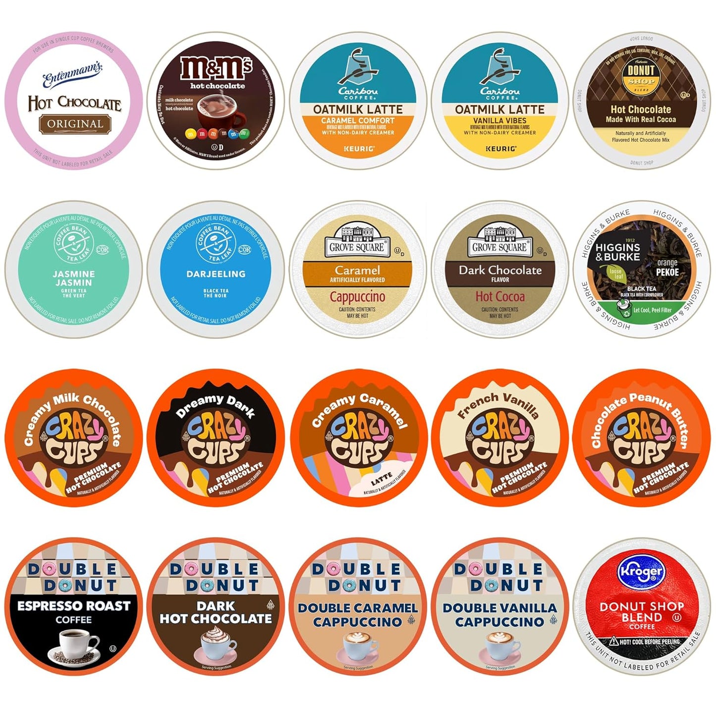 Perfect-Samplers-Tea-Pods,-Cider,-Hot-Chocolate,-Cappuccino-&-Coffee-Pods-Variety-Pack,-1189
