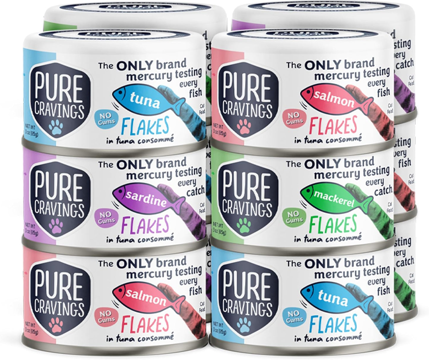 Pure-Cravings-Flakes-in-Tuna-Consommé,-Canned-Wet-Cat-Food-Soup,-1-Mercury-Tested,-908