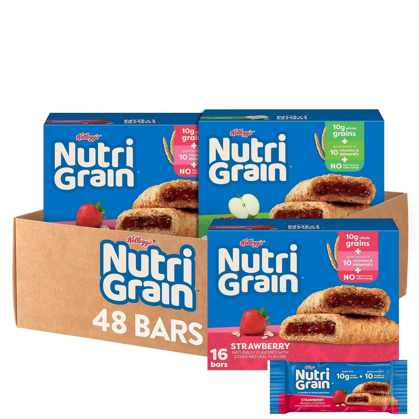 Nutri-Grain-Breakfast-Bars,-Made-with-10g-Whole-Grains,-Kids-Snacks,-2-Flavor--Variety-Pack-(3-48-886