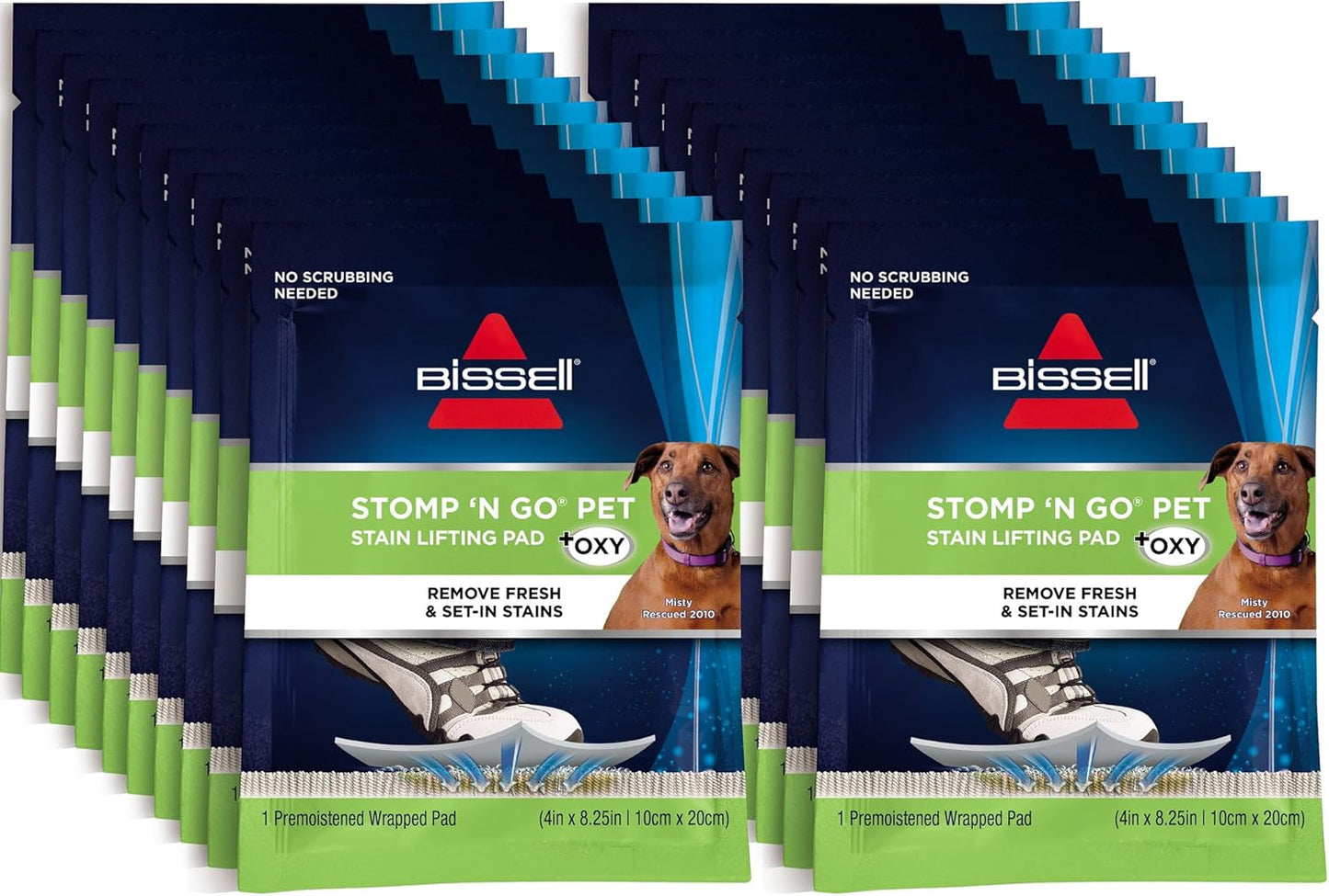 Bissell-Stomp-'N-Go-Pet-Lifting-Pads-+-Oxy-for-Stain-Removal-on-Carpet-&-1424