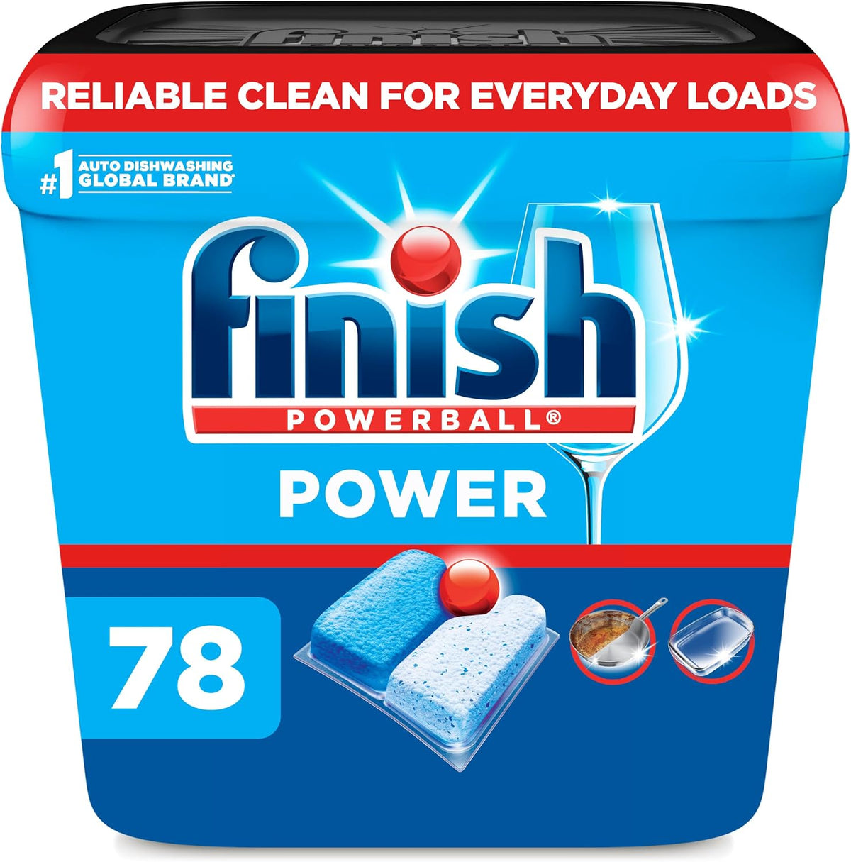 Finish-Power-Dishwasher-Pods,-Dish-Detergent,-Fresh-Scent,-78ct-------236