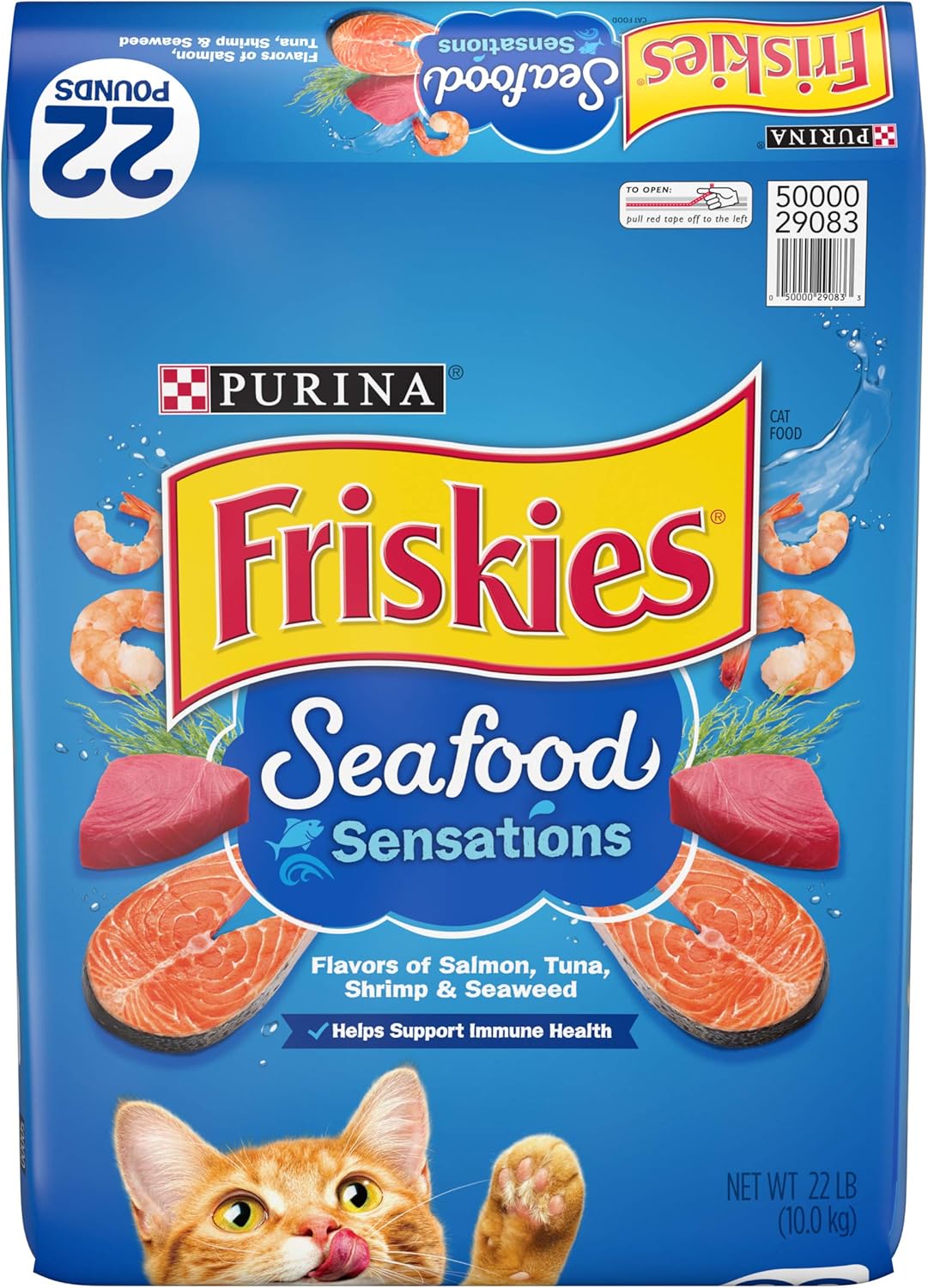 Purina-Friskies-Dry-Cat-Food,-Seafood-Sensations---2534