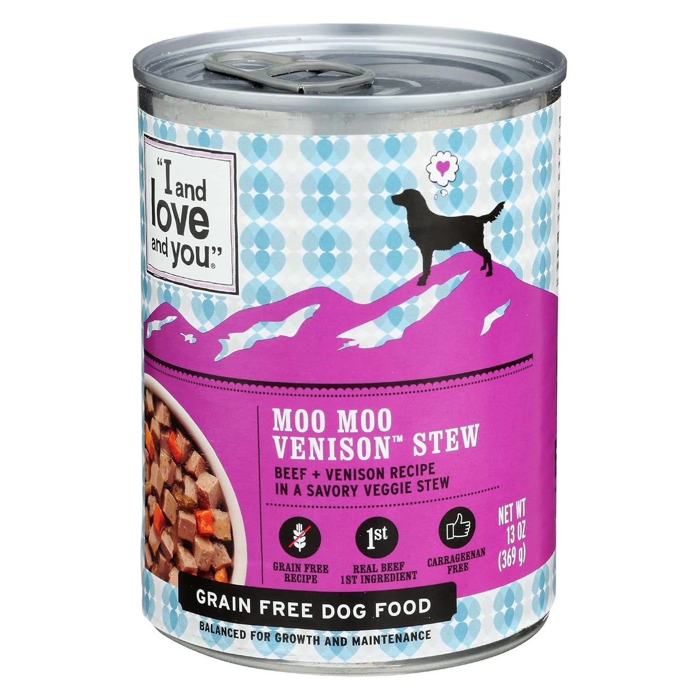 I-Love-You-Dog-Food-Can-Venison,-13-oz---------348