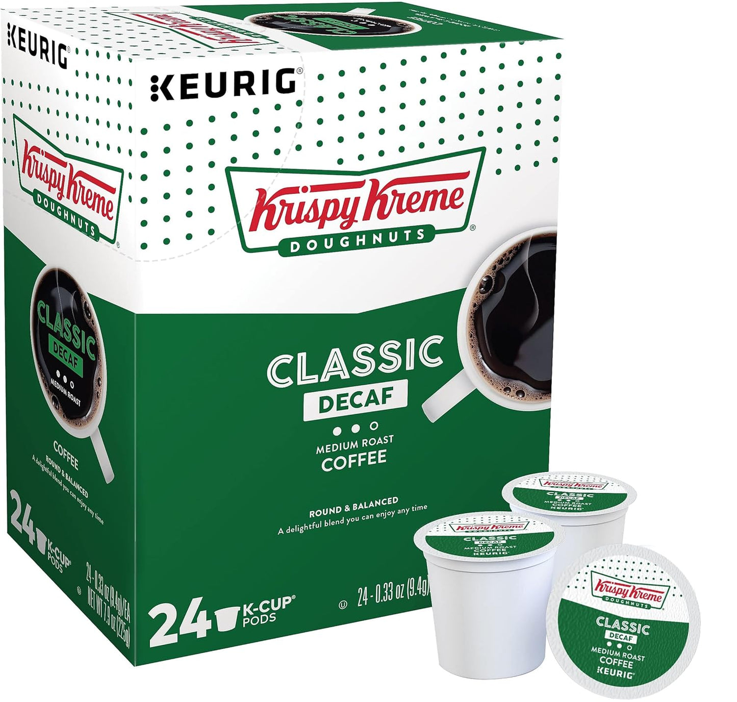 Krispy-Kreme-Doughnuts-Decaf-K-Cup-Portion-Pack-for-Keurig-Brewers,-24-Count---2364