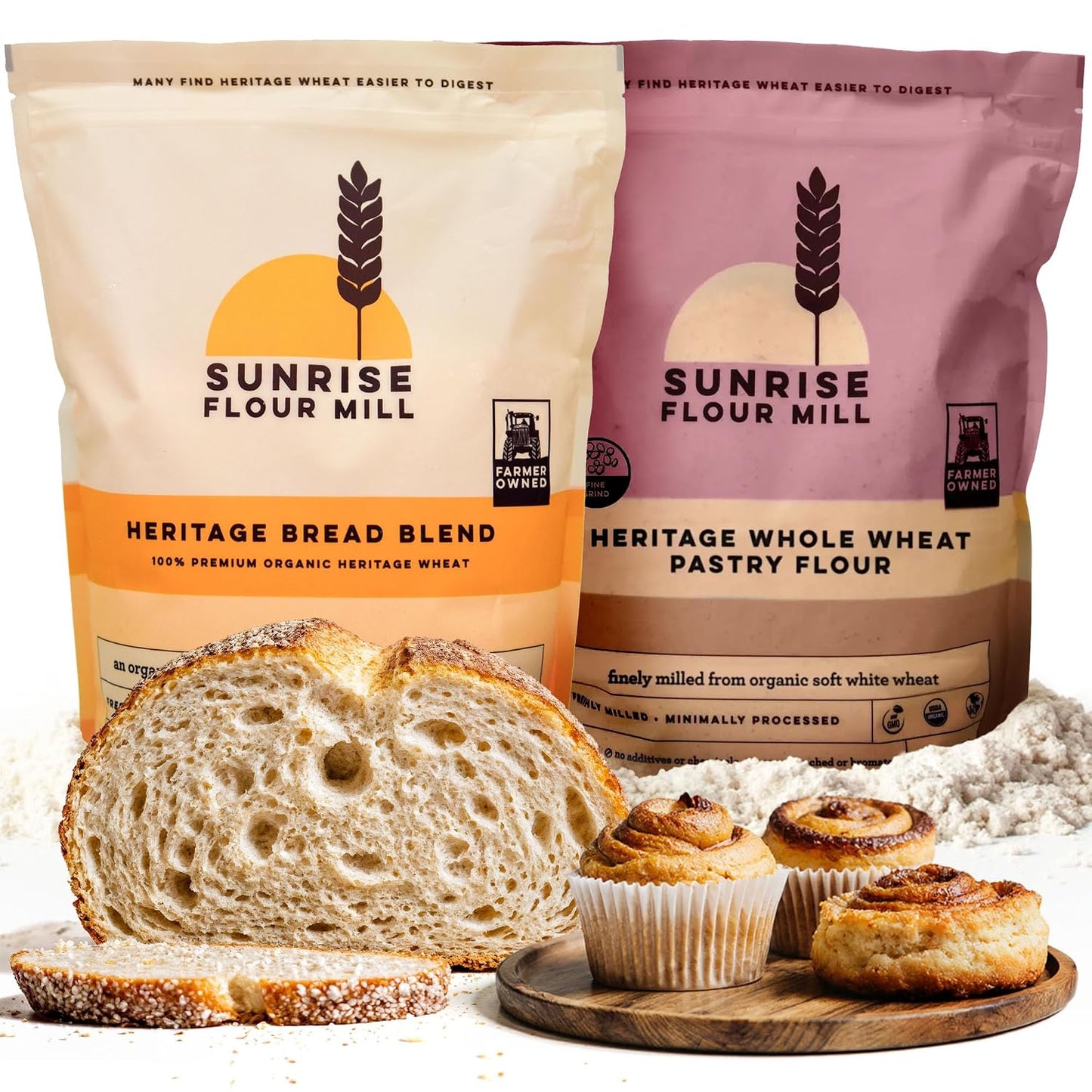 Sunrise-Flour-Mill-Heritage-Organic-White-Flour-&-Pancake-Mix-(80-Ounce-80