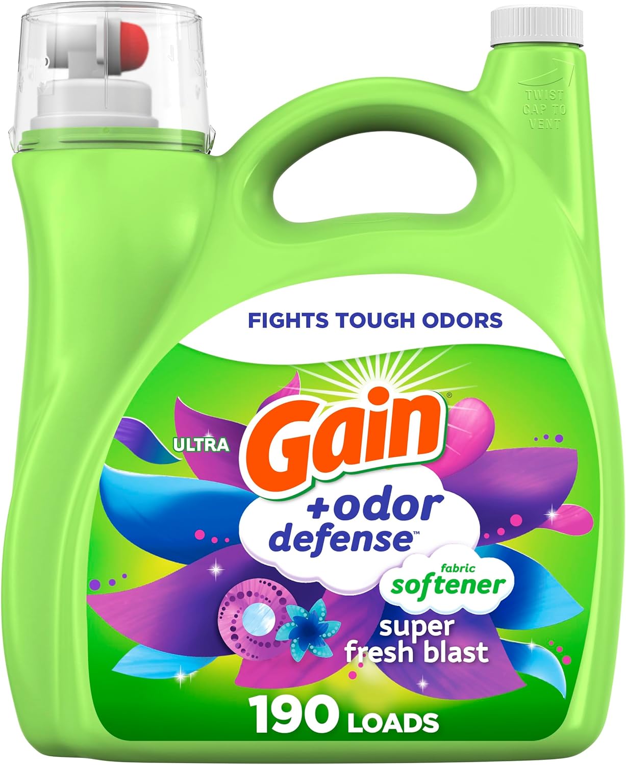 Gain-+-Odor-Defense-Liquid-Fabric-Softener,-Super-Fresh-Blast-4125