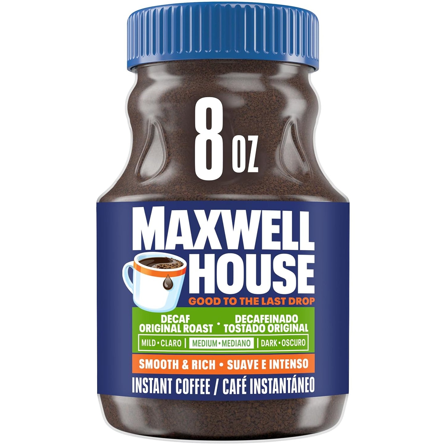 Maxwell-House-Original-Roast-Decaffeinated-Instant-Coffee,-8-oz-Jar-------2573