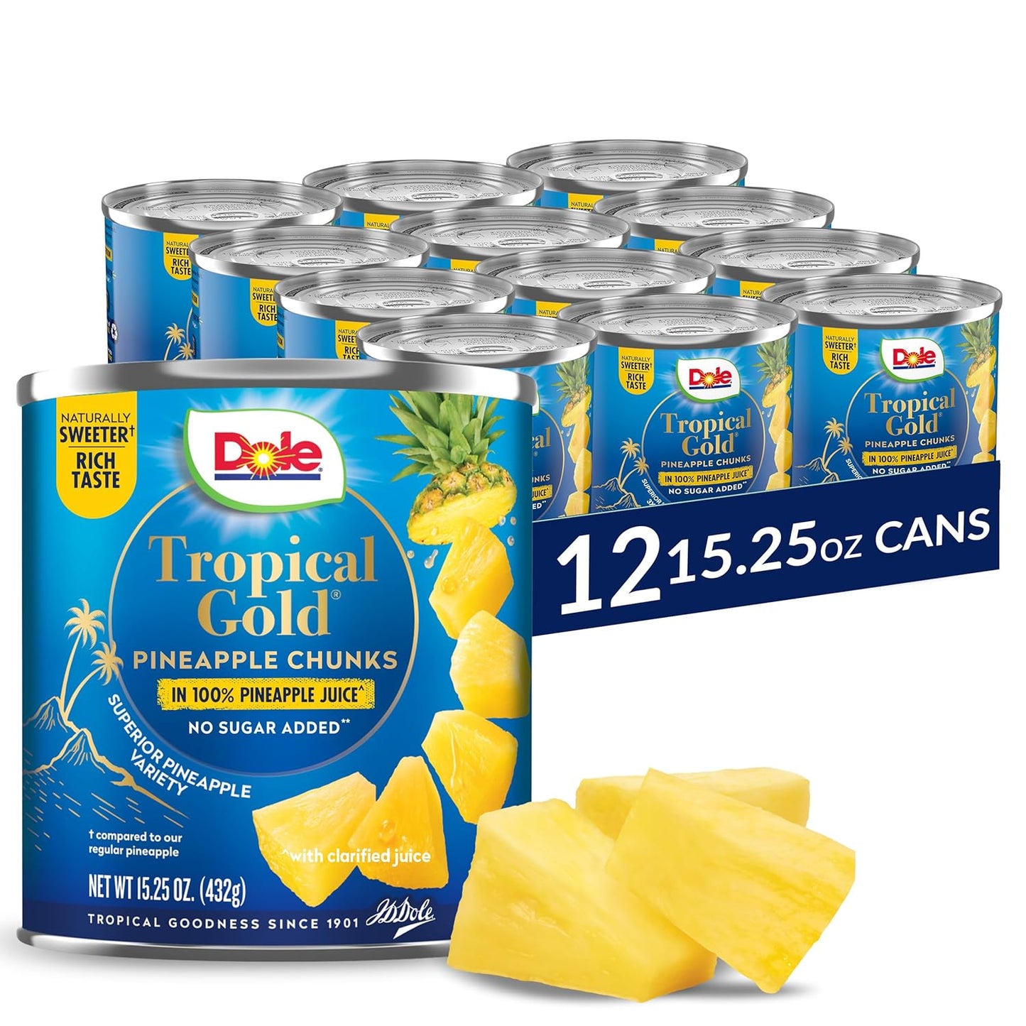 Dole-Canned-Fruit,-Tropical-Gold-Pineapple-Chunks-in-1-Pineapple-Juice,-Gluten-Free,-220