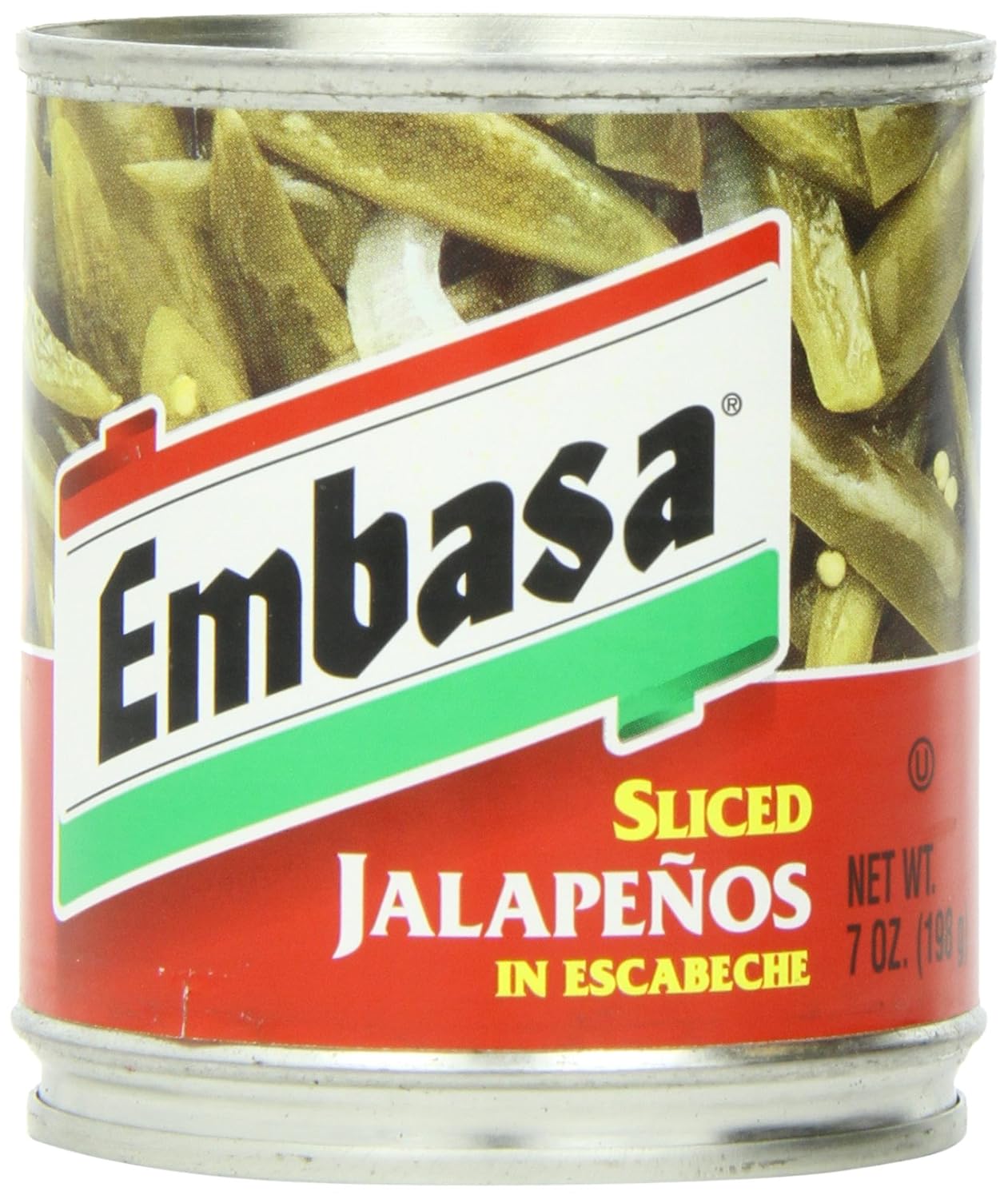 EMBASA-Sliced-Jalapenos,-7-Ounce-(Pack-406