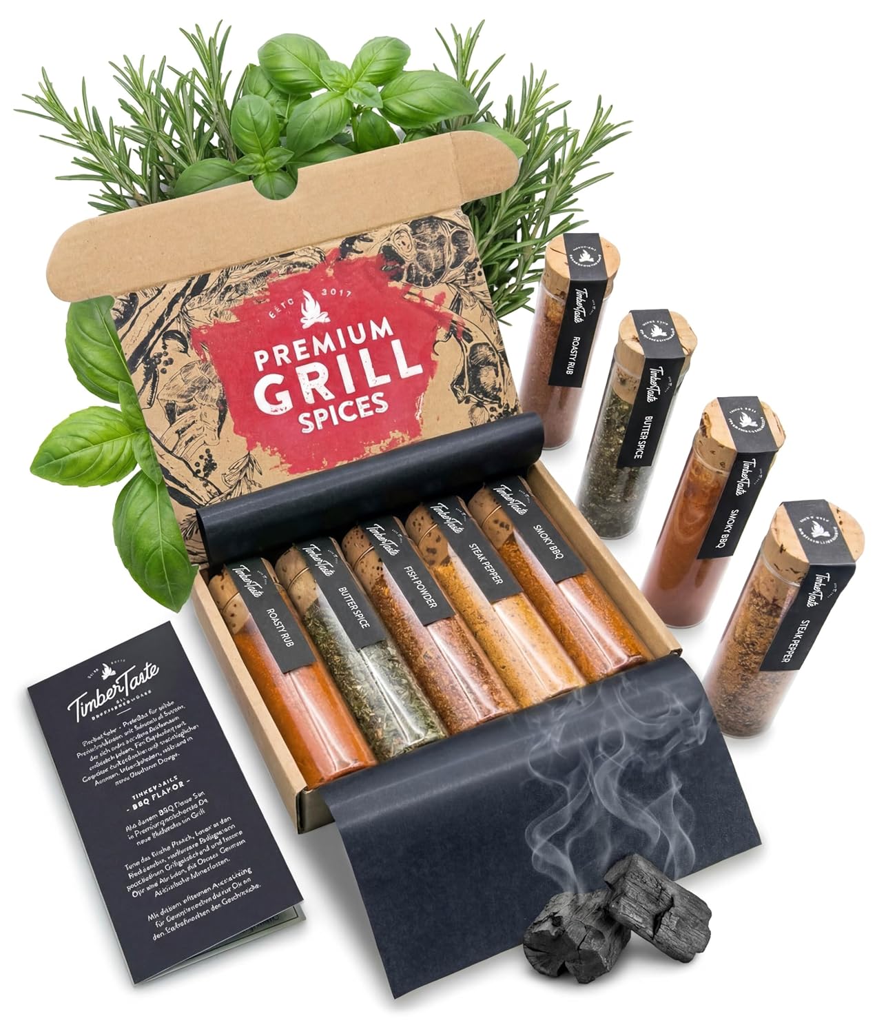 TIMBER-TASTE®-Grilling-Spices-Gift-Set---5-handcrafted-BBQ-Seasonings,-Premium-1521