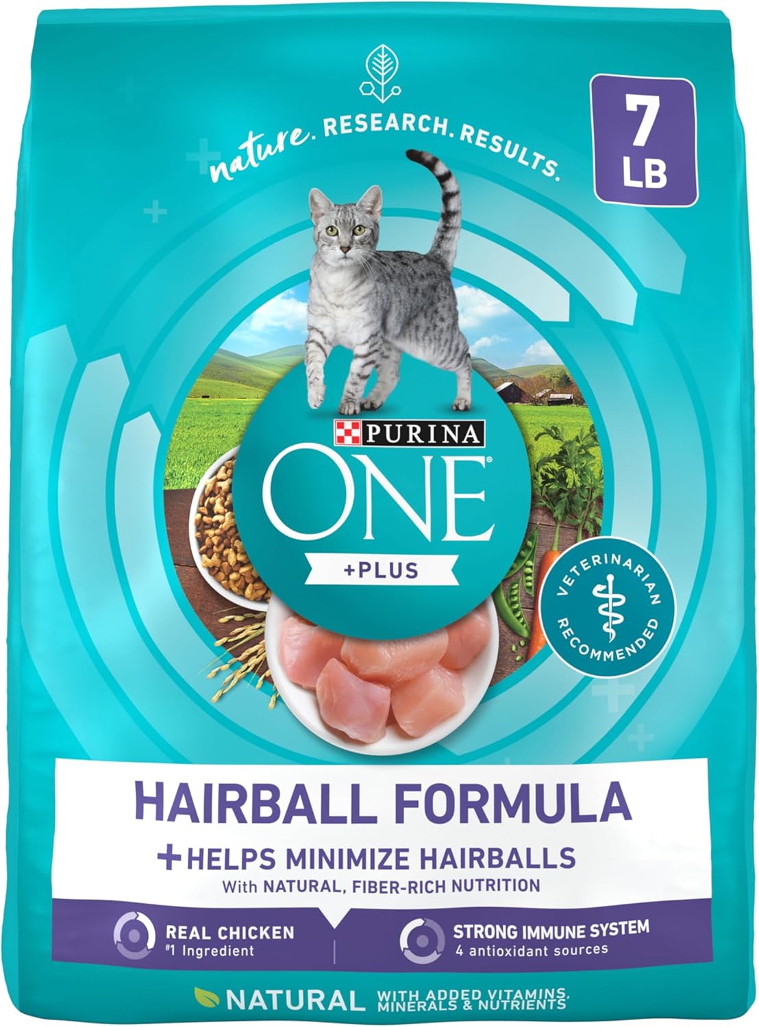 Purina-ONE-Natural-Cat-Food-for-Hairball-Control,-2419