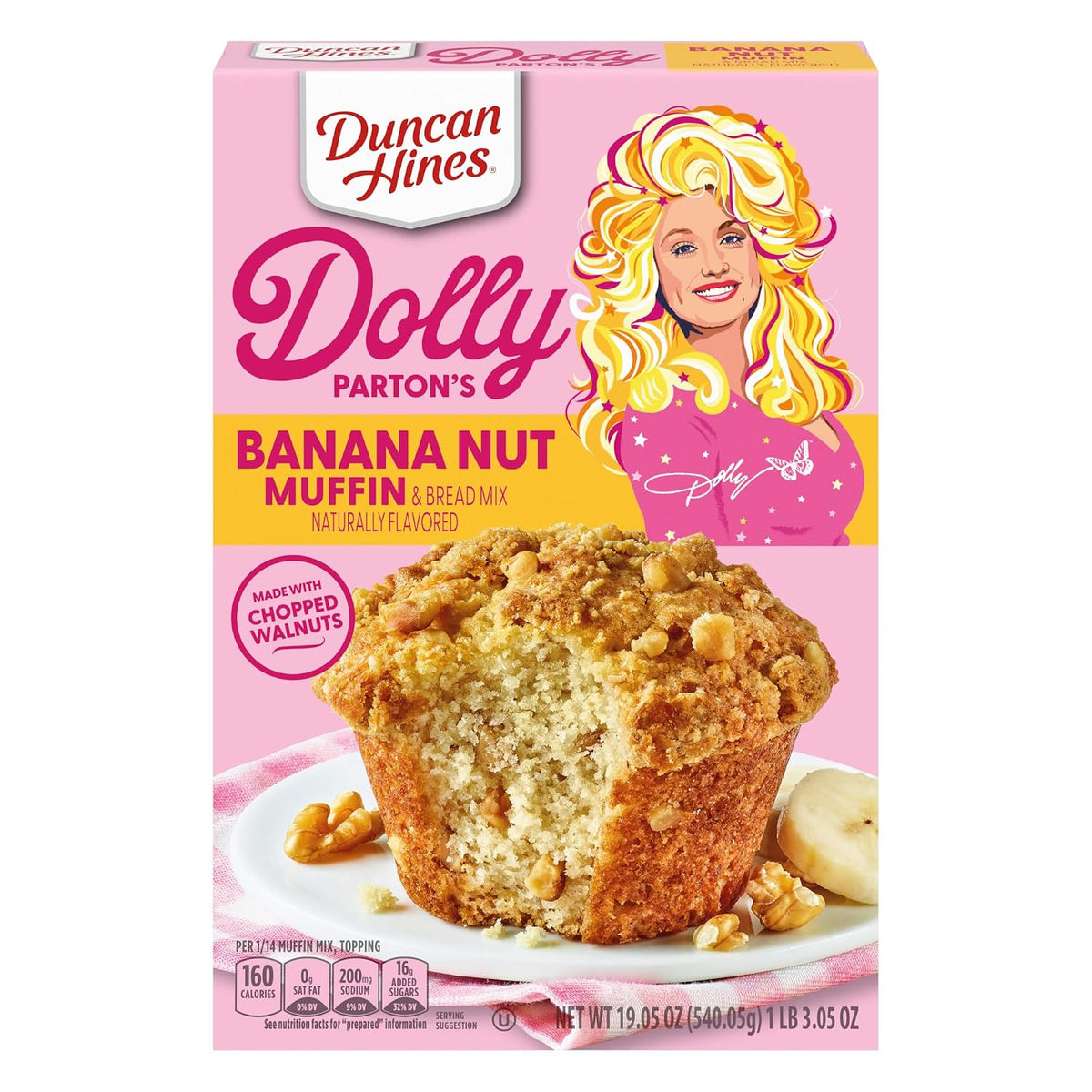 Duncan-Hines-Dolly-Parton's-Banana-Nut-Muffin-&-Bread-Mix,-645