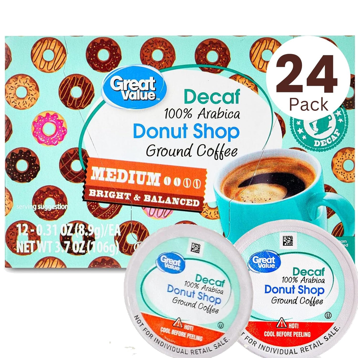 Great-Value-Donut-Shop-Decaf-Coffee-K-Cups,-89