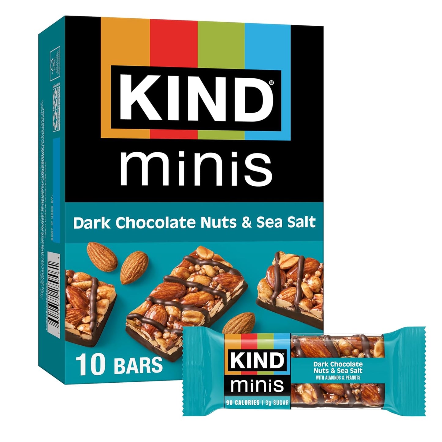 KIND-Mini-Snack-Bars,-Dark-Chocolate-Nuts-&-Sea-Salt,-Gluten--Free,-Low-Sugar,-Calorie-2394