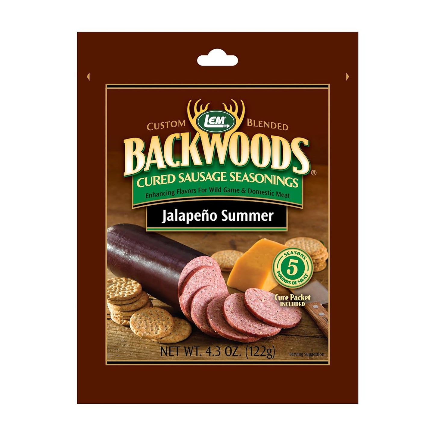 LEM-Backwoods---Salchicha-condimentada-curada,-con-paquete-de-cura---1147