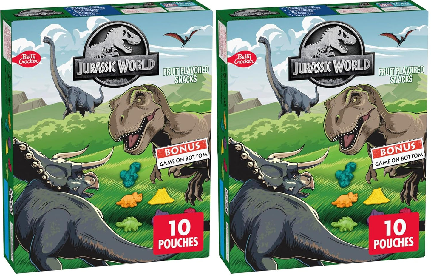 Betty-Crocker-Fruit-Snacks,-Jurassic-World,-10-ct-|-Fruit-Flavored--|-0.8-oz-|-266