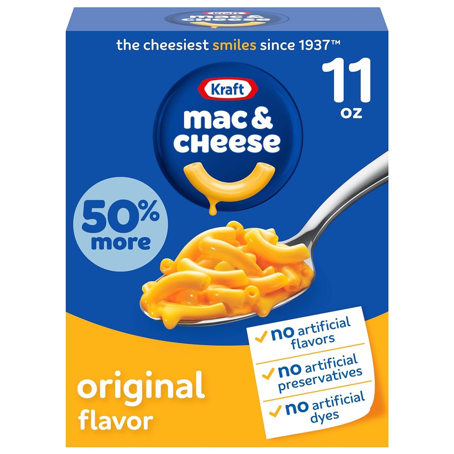 Kraft-Original-Mac-&-Cheese-Macarrones-y-queso-Cena-de--queso,-533