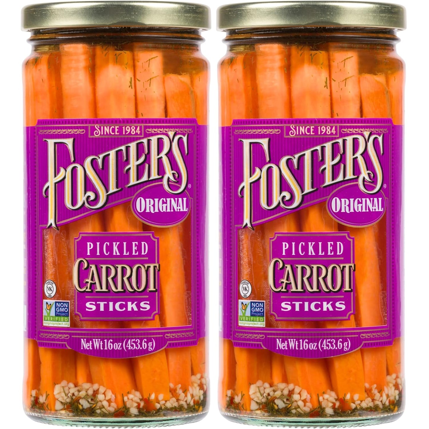 Foster's-Zanahorias-en-escabeche-en-un-frasco,-original,-16-735