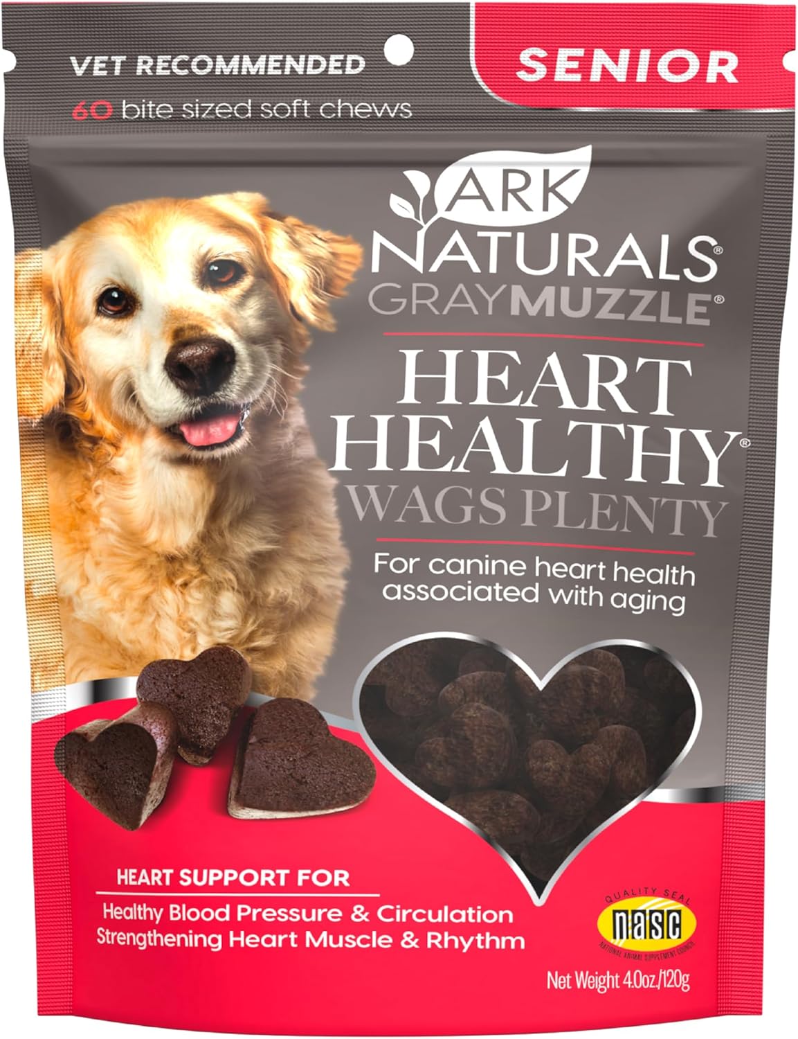 ARK-NATURALS-Gray-Muzzle-Heart-Healthy-Wags-Plenty-Dog-Chews,-Vet-for-1830