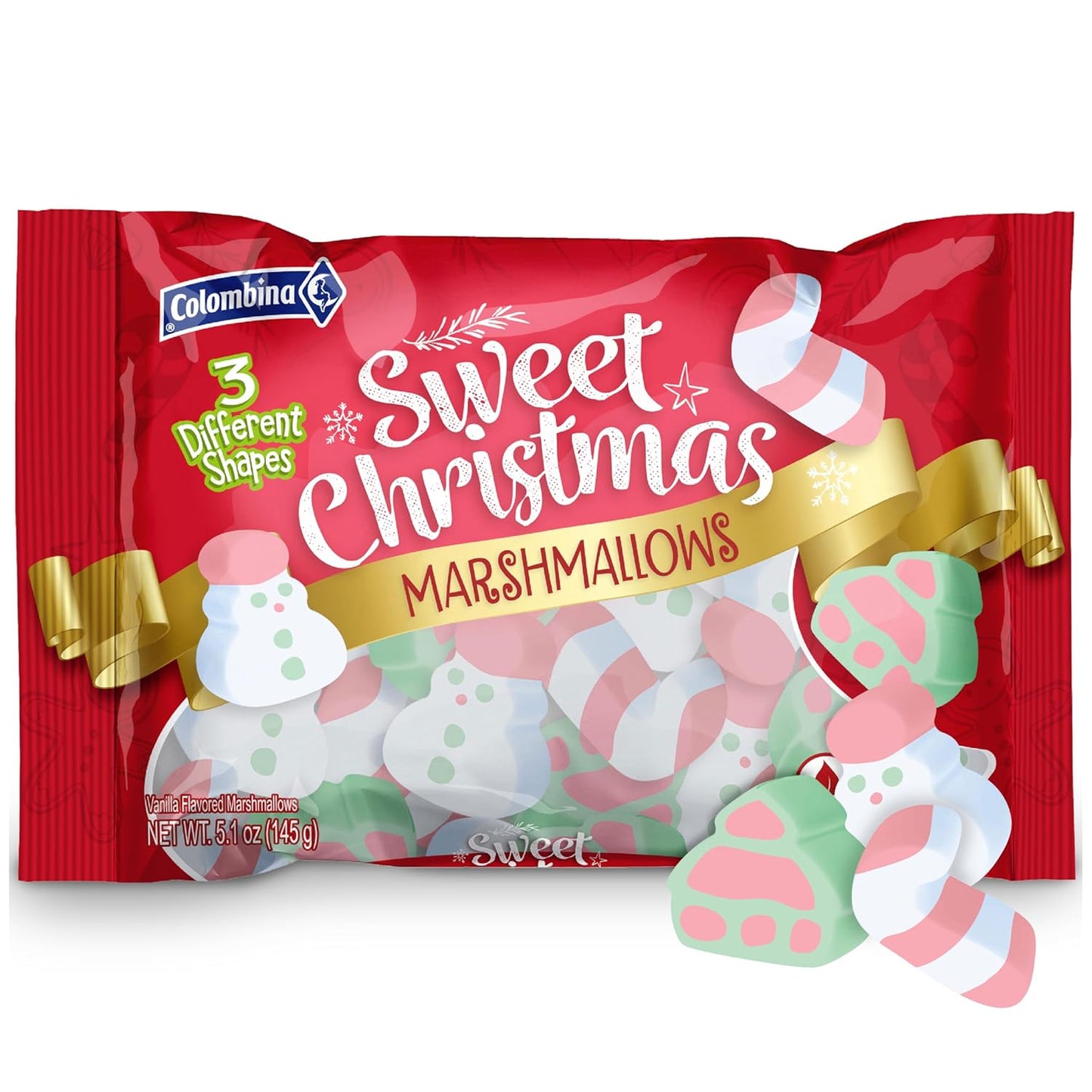 Colombina-Sweet-Christmas-Marshmallows,-Soft,-Assorted-Vanilla-Bean-2318