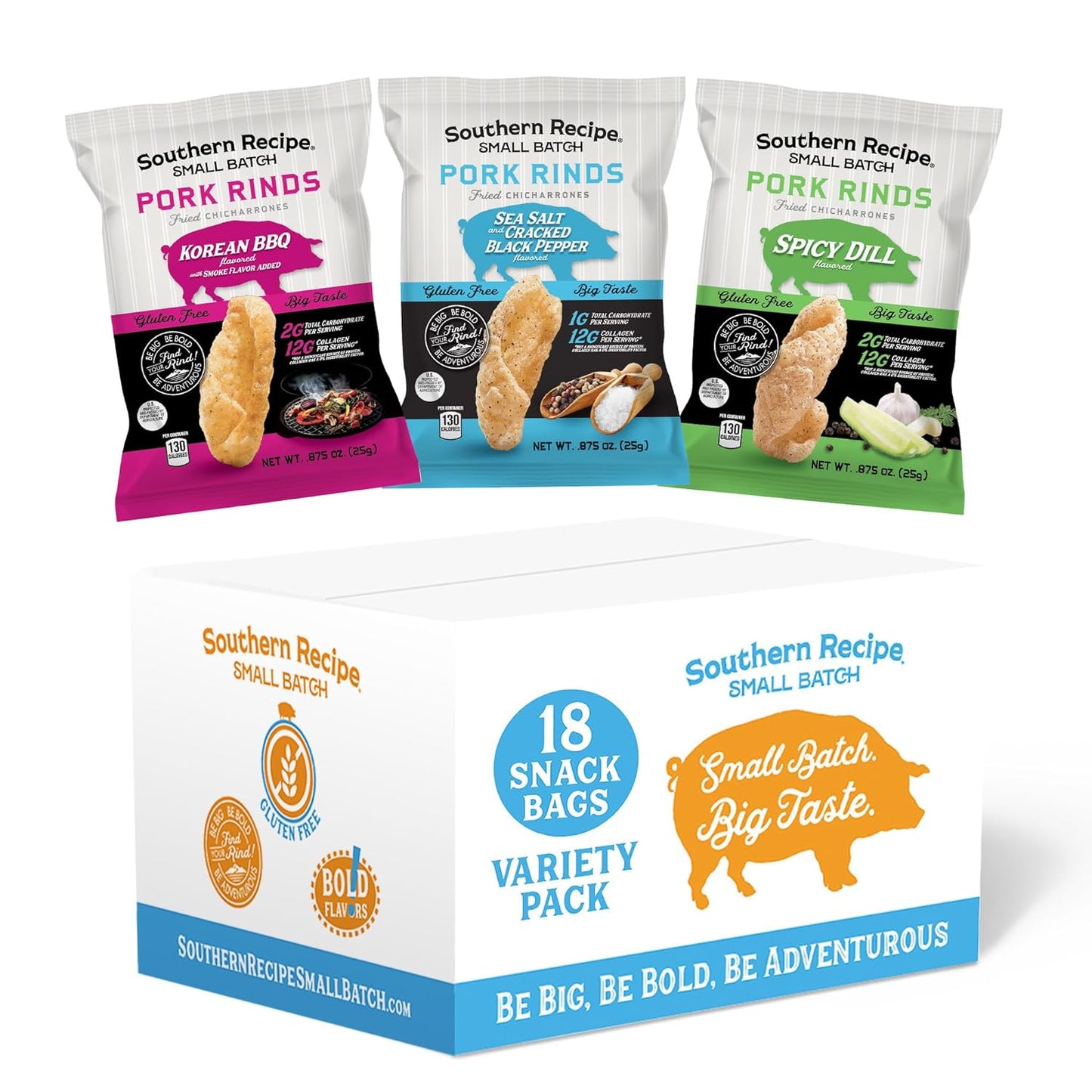 Pork-Rinds-Variety-Pack-|-Salt-&-Pepper,-2880