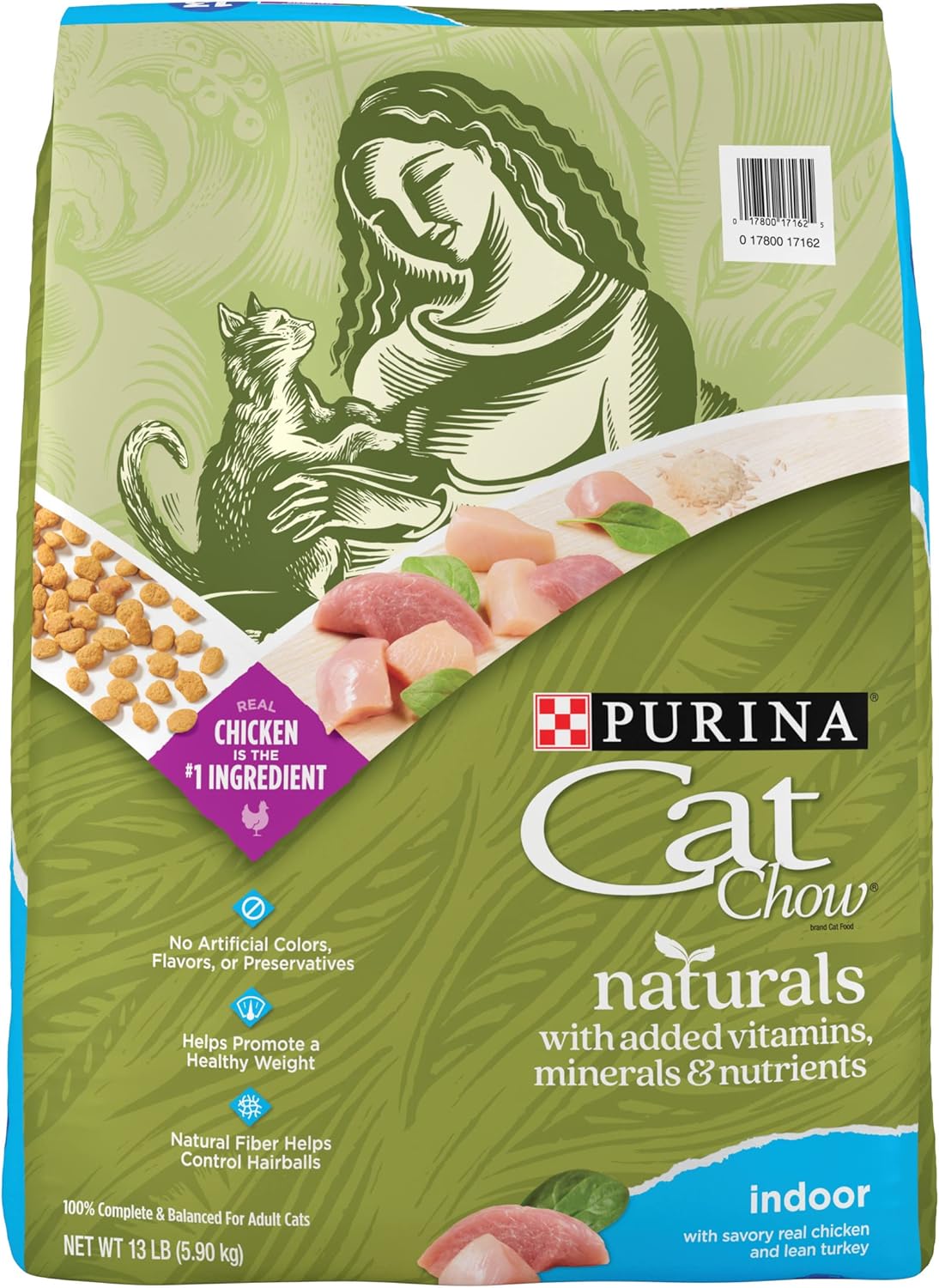 Purina-Cat-Chow-Hairball,-Healthy-Weight,-Indoor,-Natural-Dry-Cat-Food,-Indoor-13-Bag2001