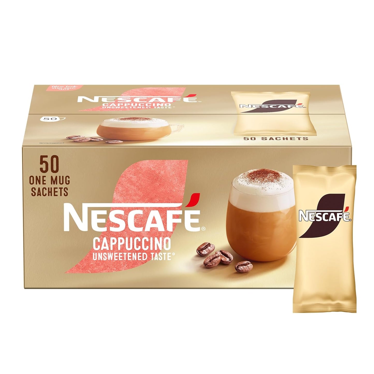 NESCAFE-UNSWEET-Cappuccino-SACH-PK50-16G------------1622
