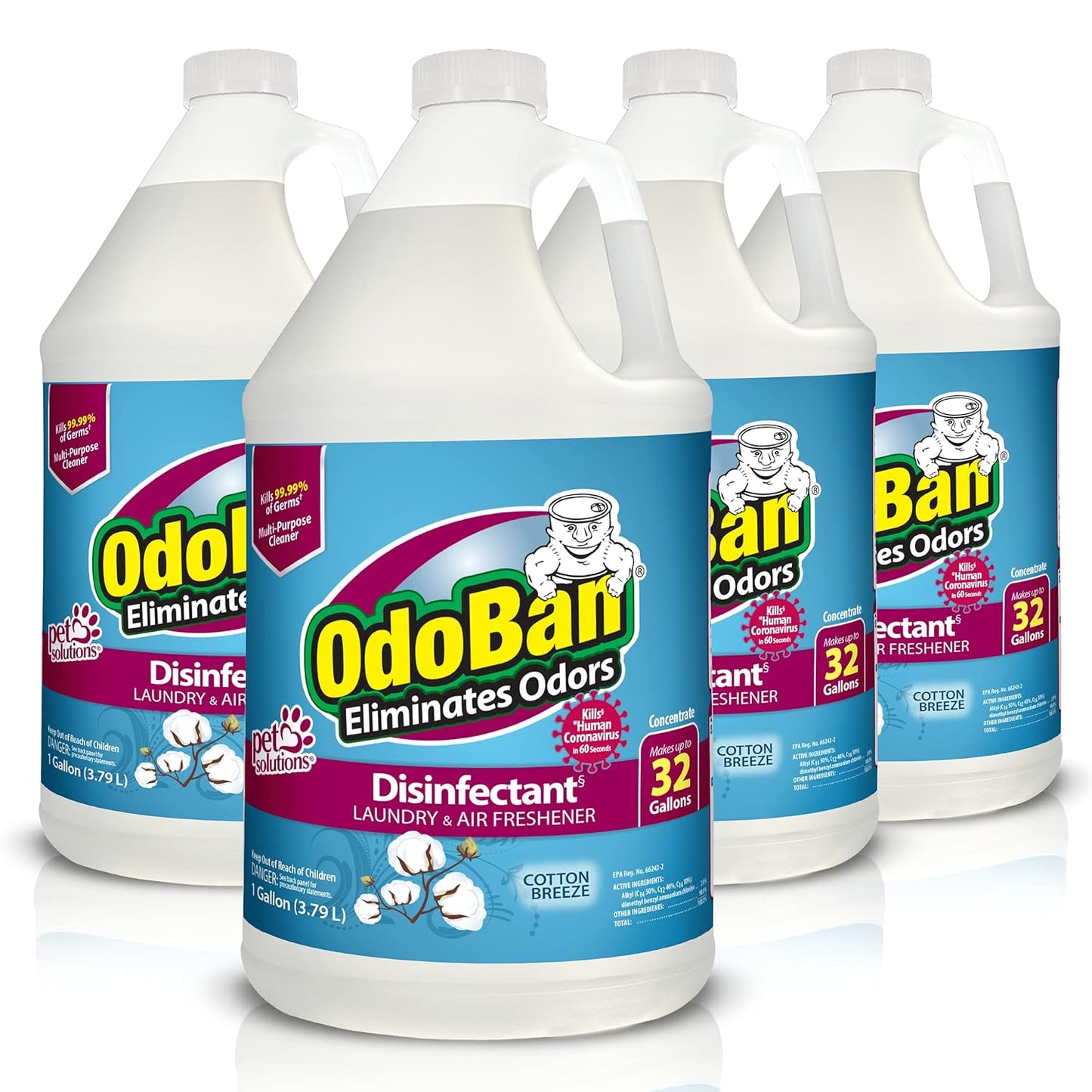 OdoBan-Disinfectant-Concentrate-and-Odor-Eliminator,-4-Gallons,-Cotton-Breeze-1233